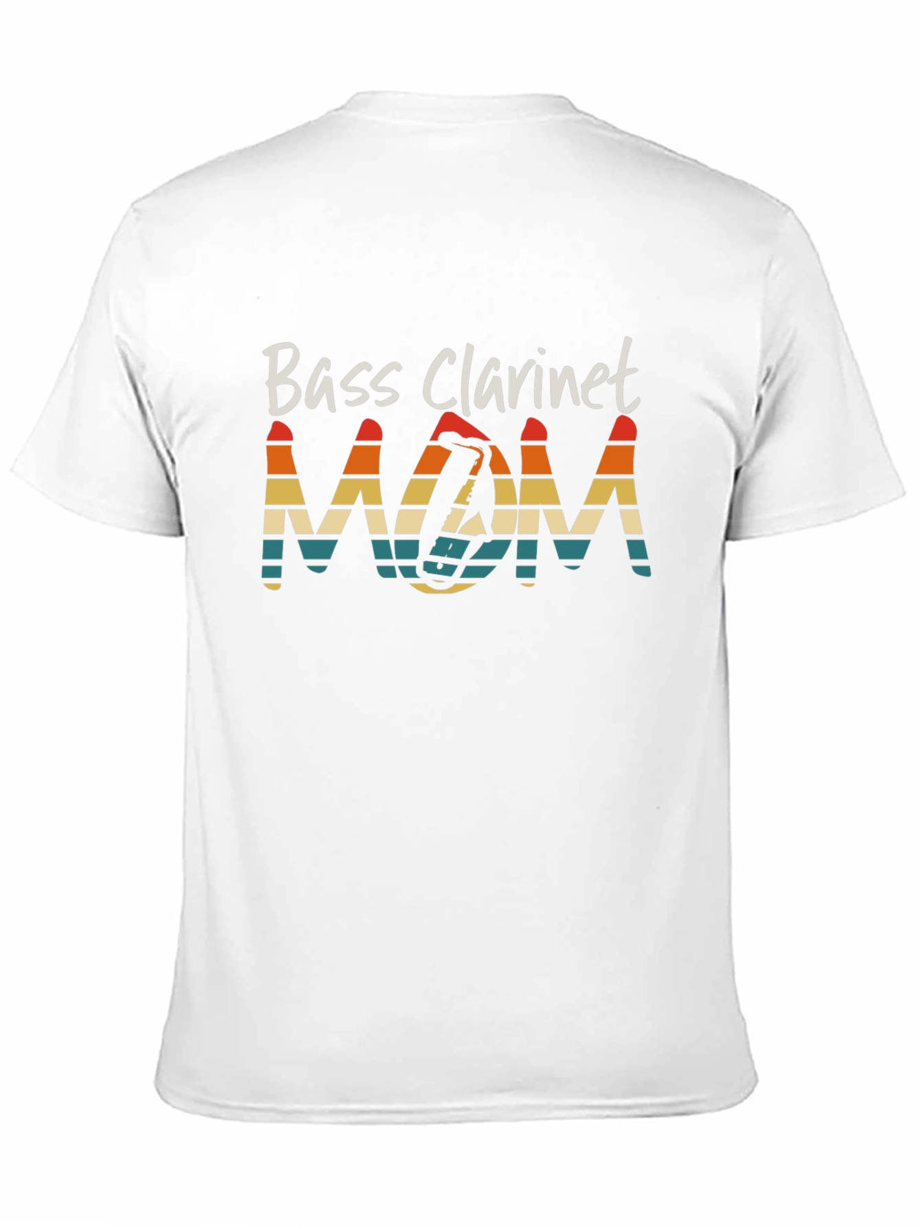Bass Clarinet Mom Graphic T-Shirt Musician Gift