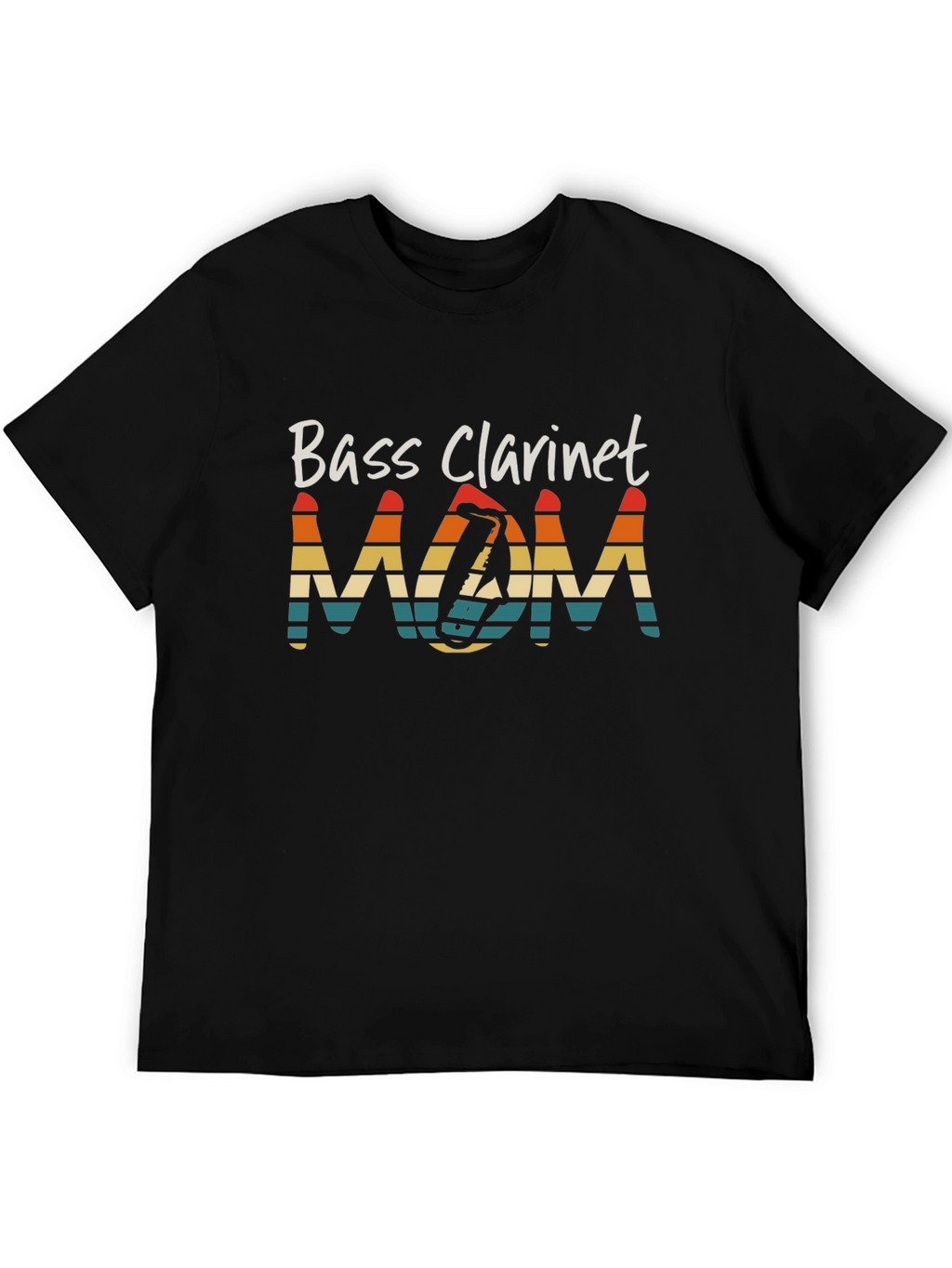 Bass Clarinet Mom Graphic T-Shirt Musician Gift