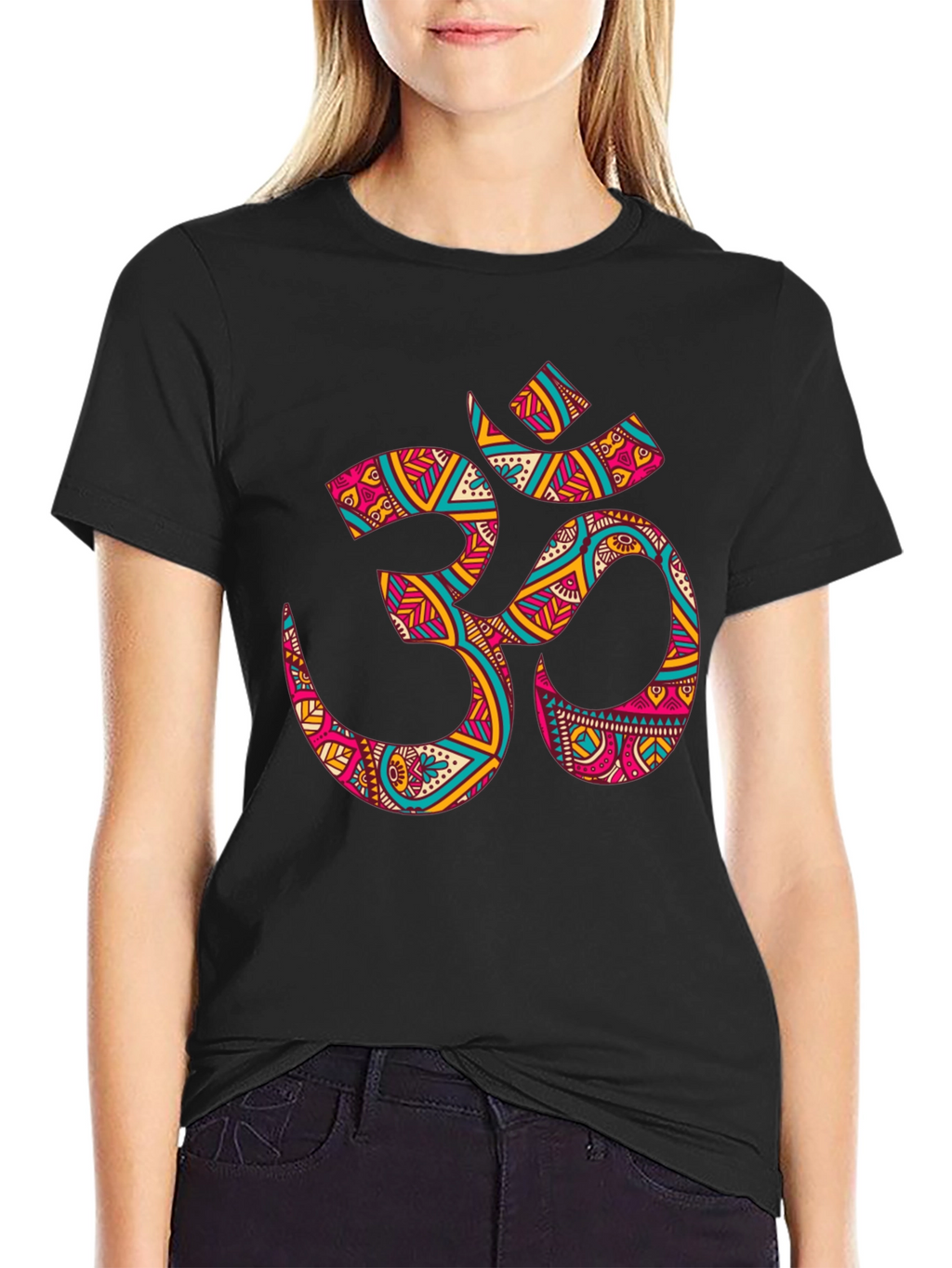 Om Symbol Graphic Tee - Black