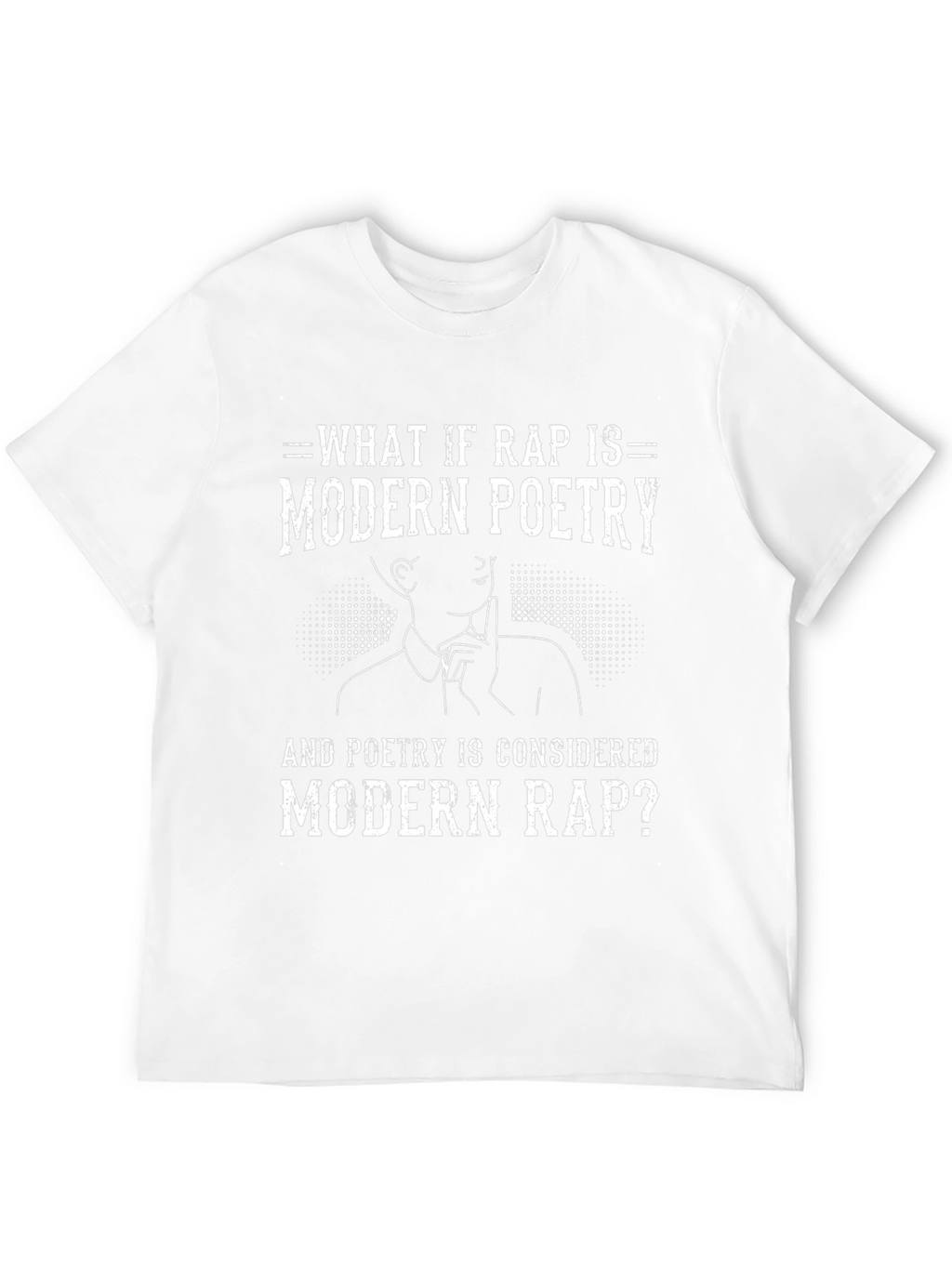 Modern Poetry T-Shirt: Rap vs. Poetry