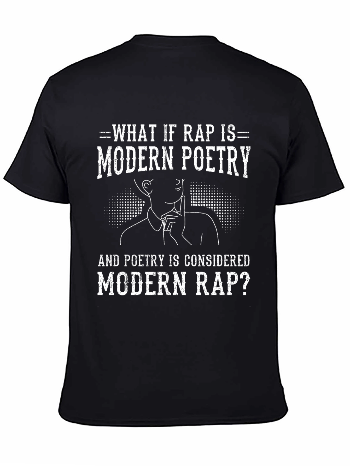 Modern Poetry T-Shirt: Rap vs. Poetry