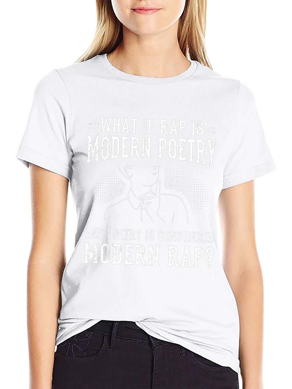 Modern Poetry T-Shirt: Rap vs. Poetry