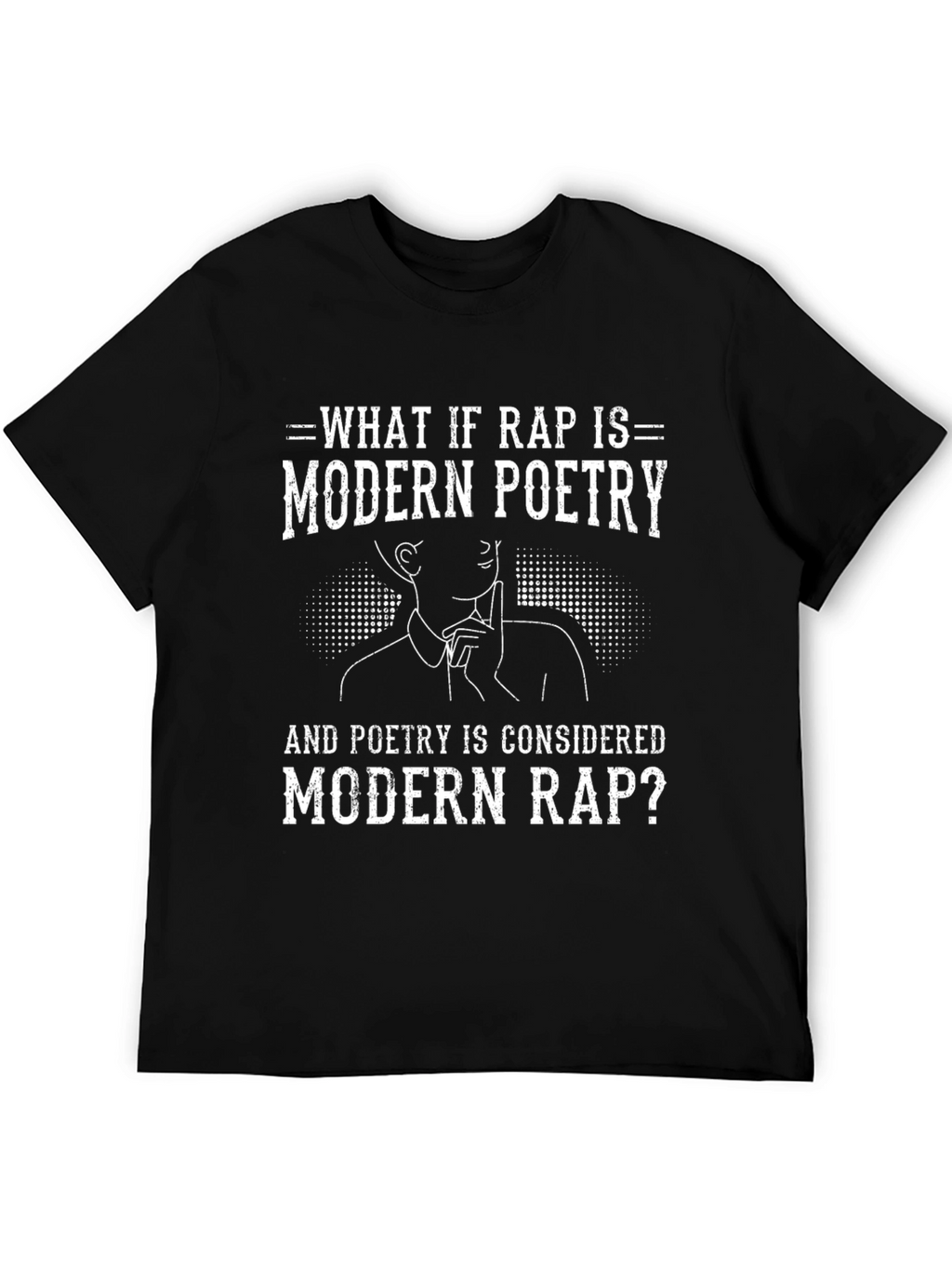 Modern Poetry T-Shirt: Rap vs. Poetry