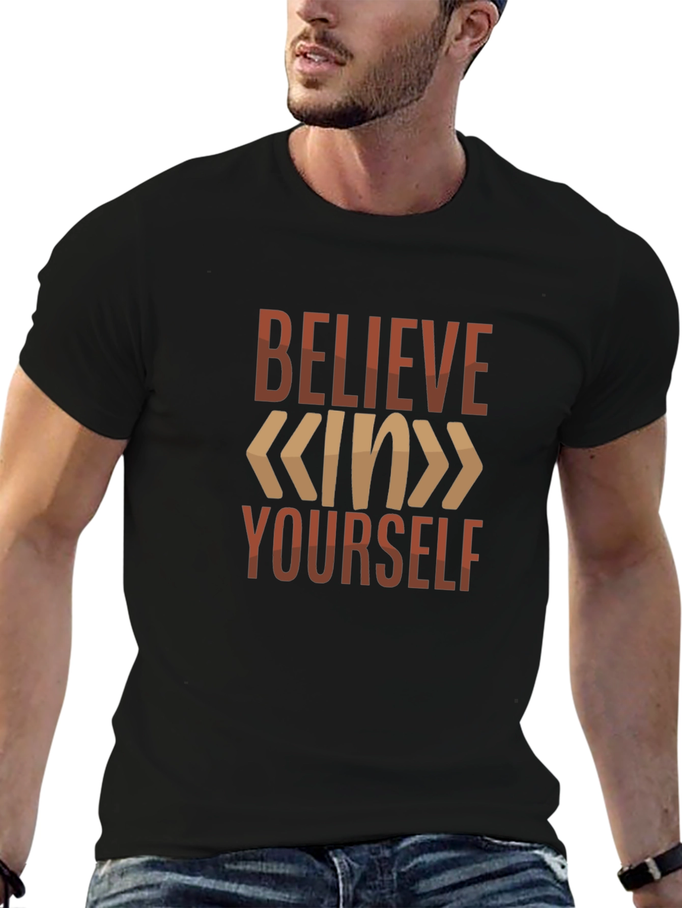 Believe In Yourself Graphic Tee - Motivational T-Shirt