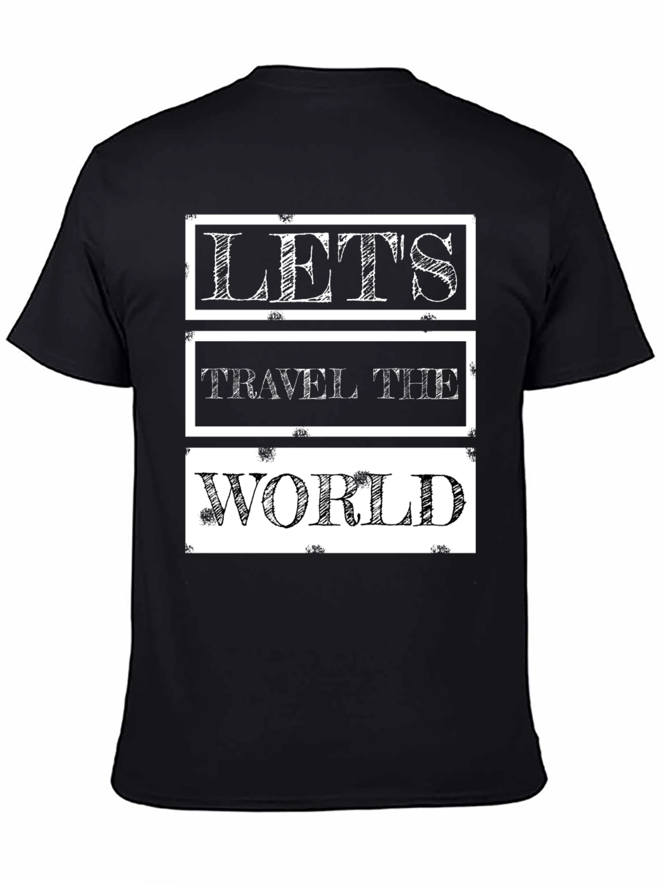 Lets Travel the World Graphic T-Shirt