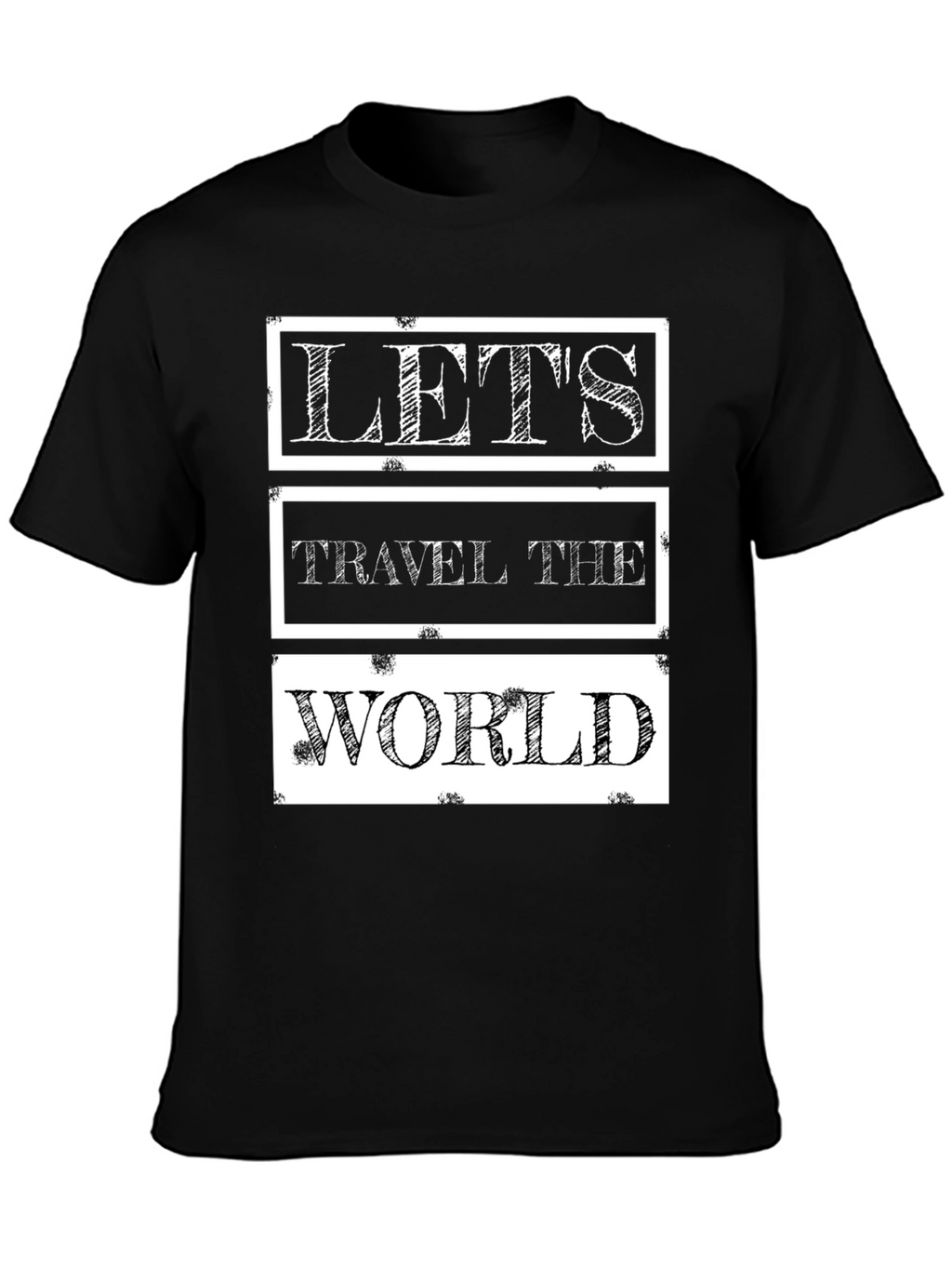 Lets Travel the World Graphic T-Shirt