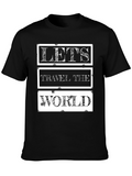 Lets Travel the World Graphic T-Shirt