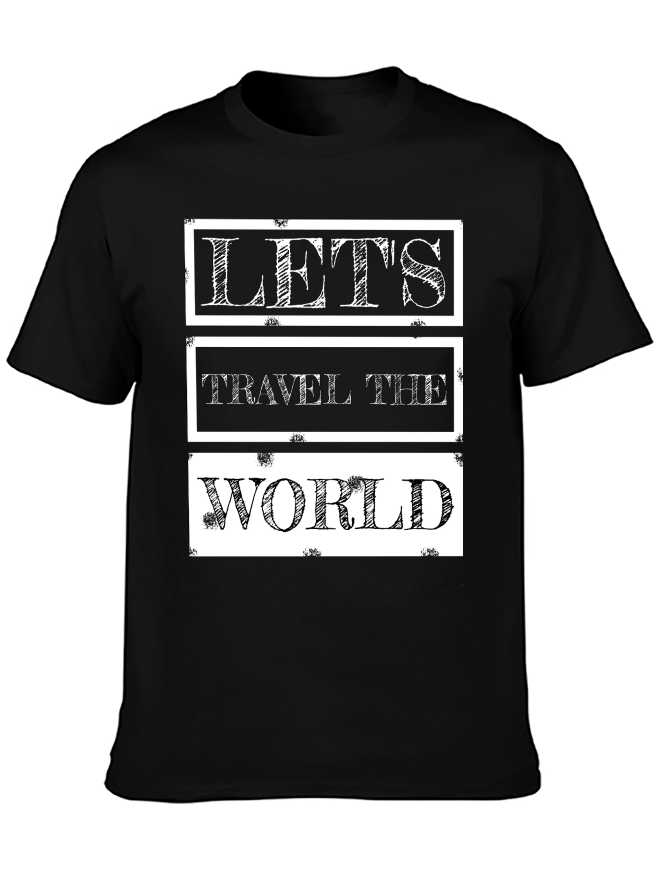 Lets Travel the World Graphic T-Shirt
