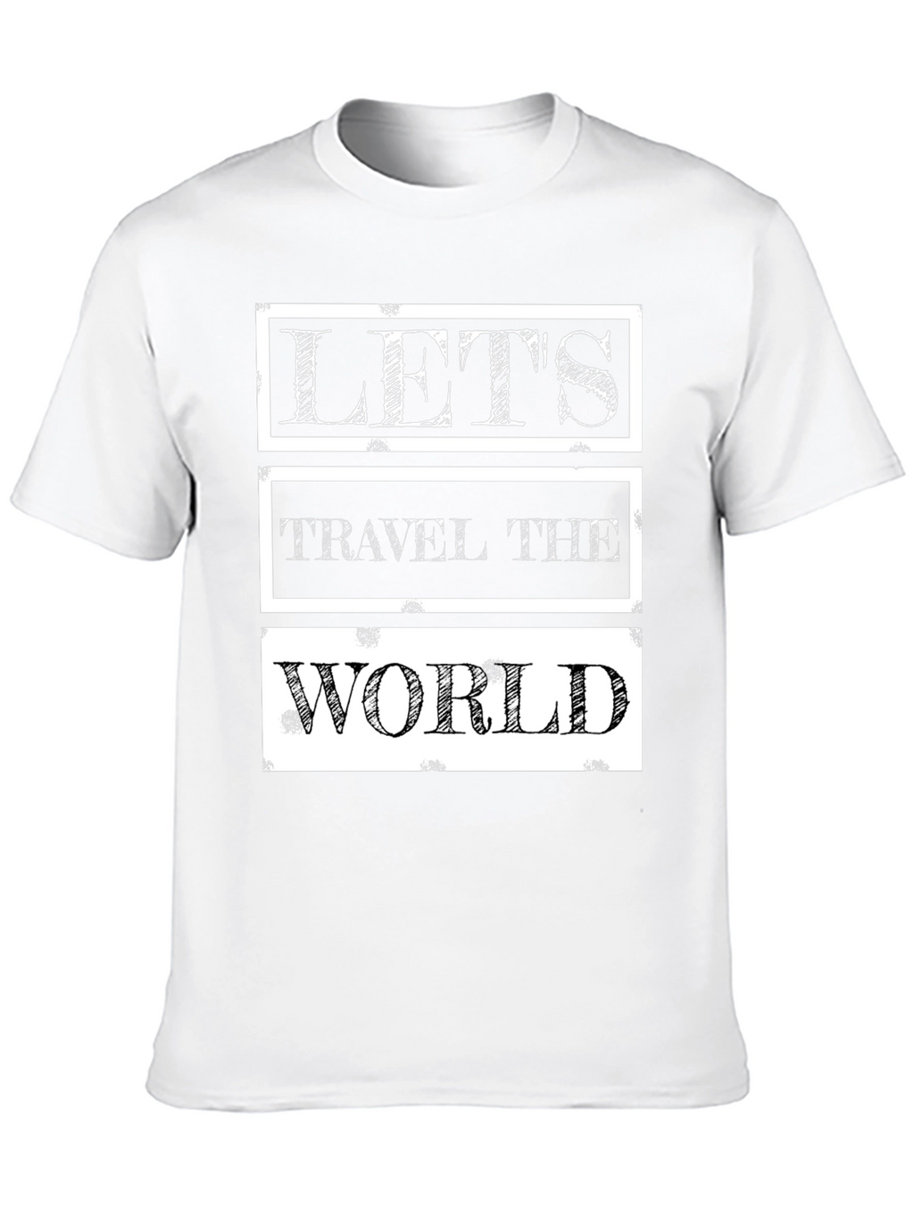 Lets Travel the World Graphic T-Shirt