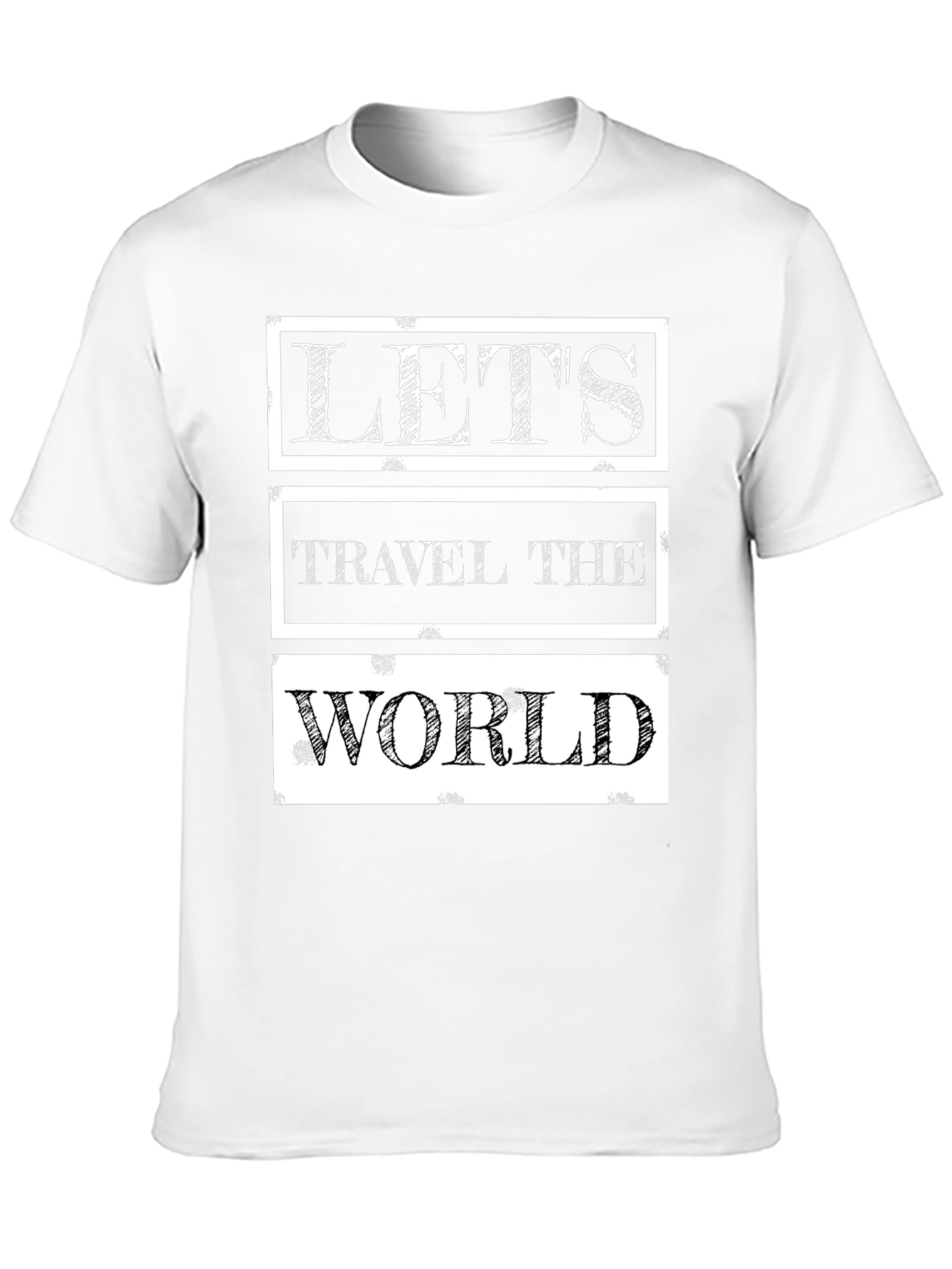 Lets Travel the World Graphic T-Shirt