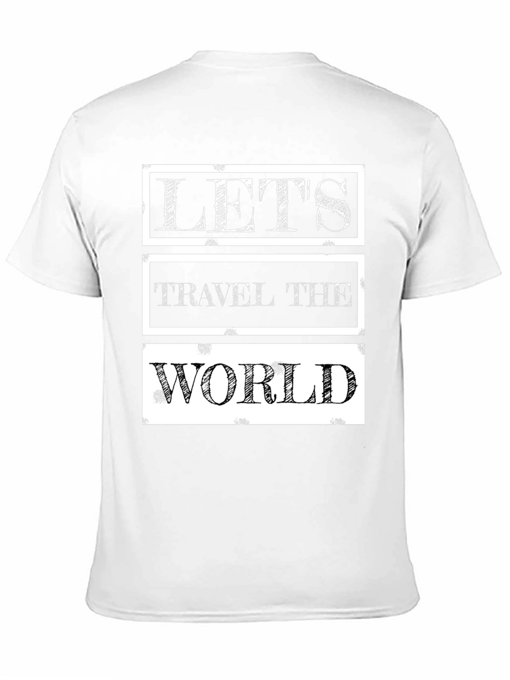 Lets Travel the World Graphic T-Shirt