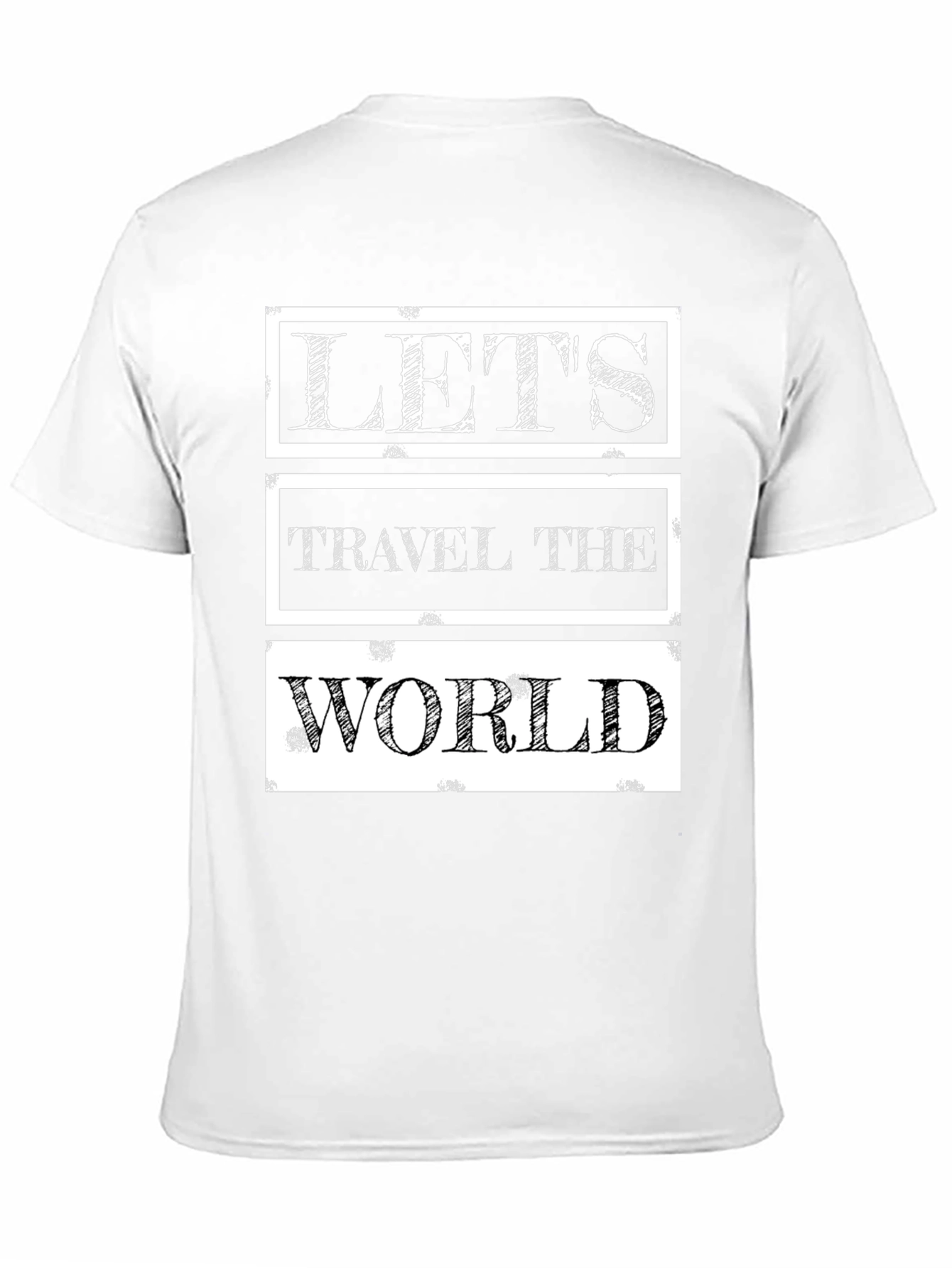 Lets Travel the World Graphic T-Shirt