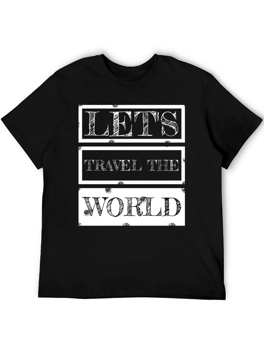Lets Travel the World Graphic T-Shirt