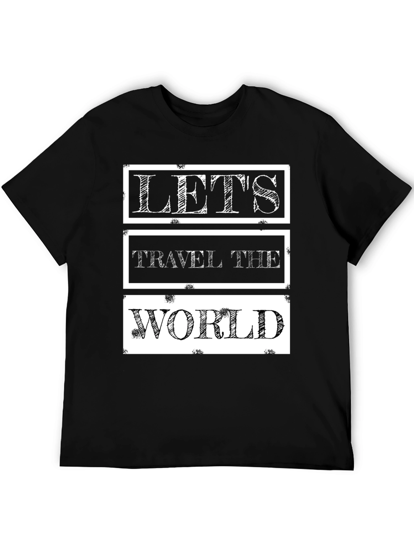 Lets Travel the World Graphic T-Shirt
