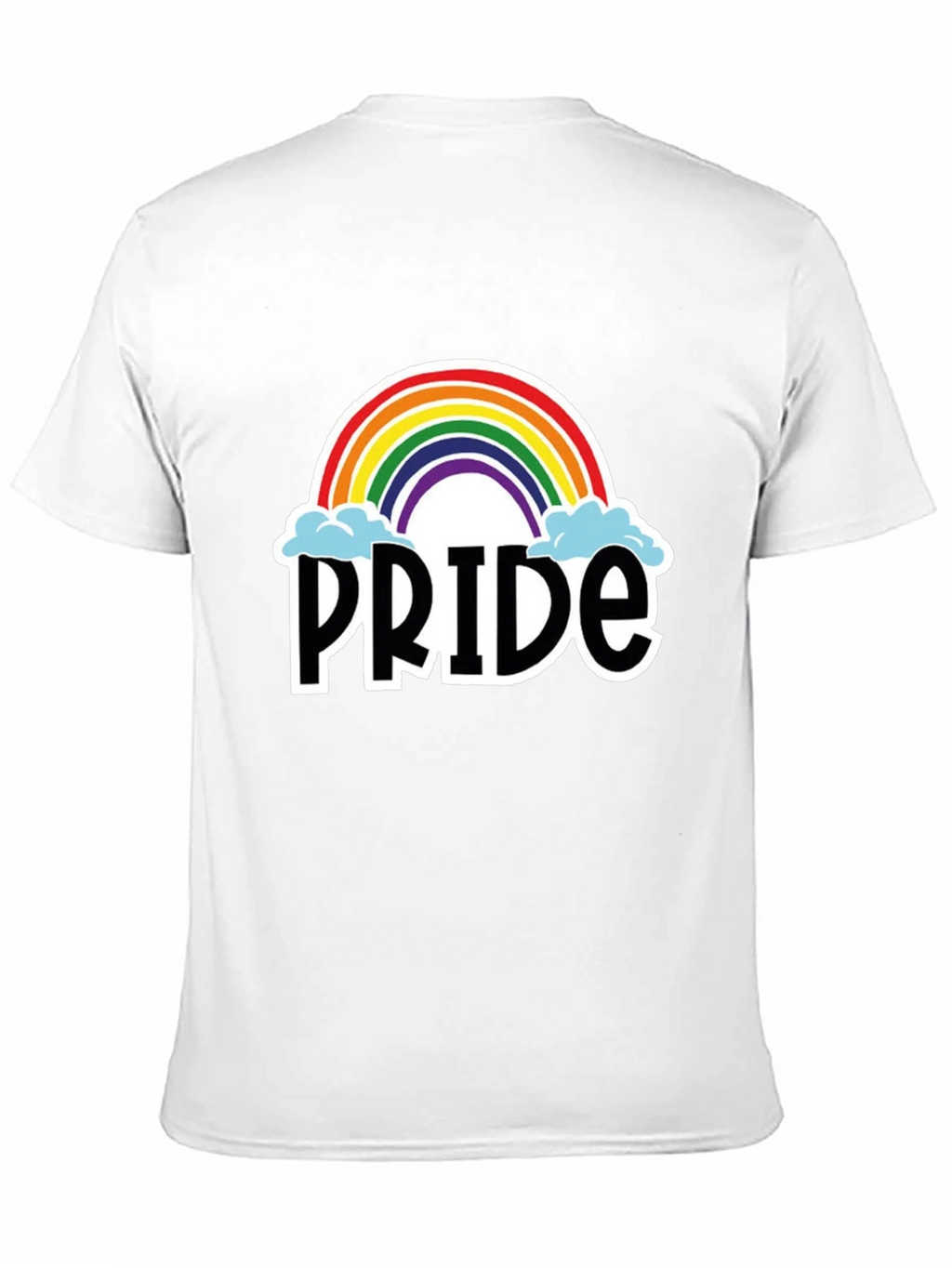 Pride Rainbow Graphic T-Shirt - Black