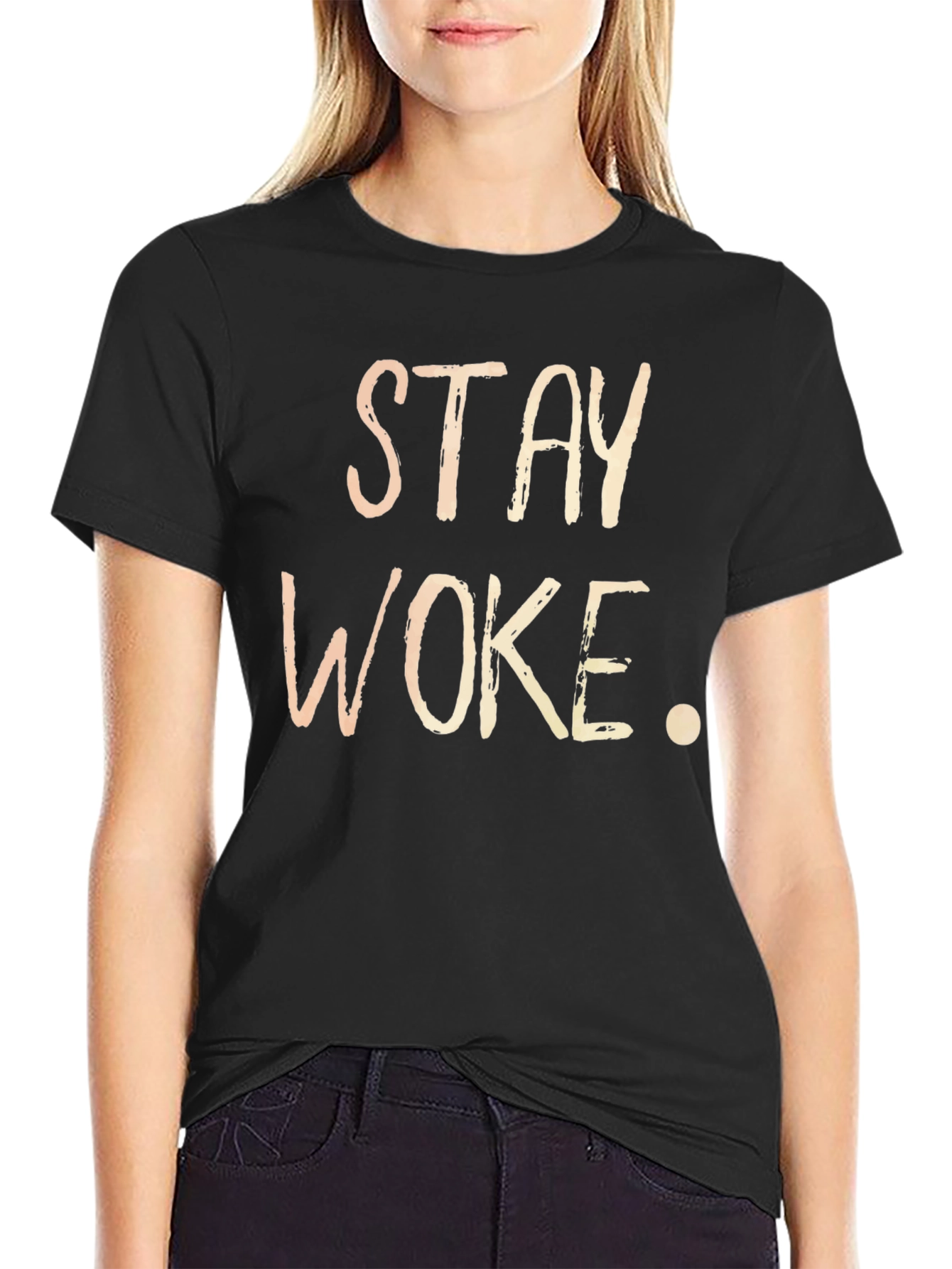 Stay Woke T-Shirt - Modern Graphic Tee