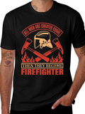 Firefighter T-Shirt - All Men Created Equal Design