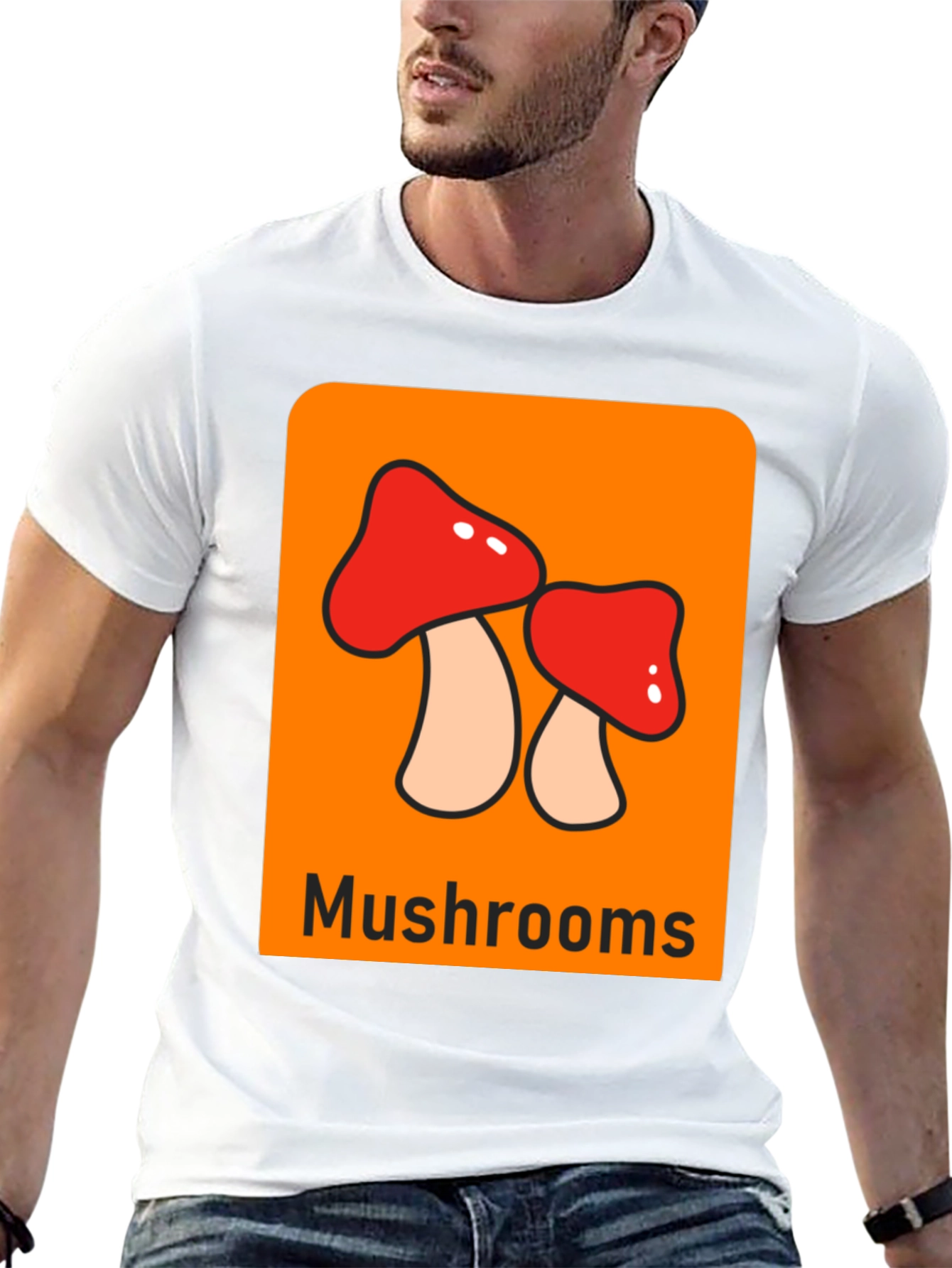 Mushroom Graphic Tee - Fun & Unique Design