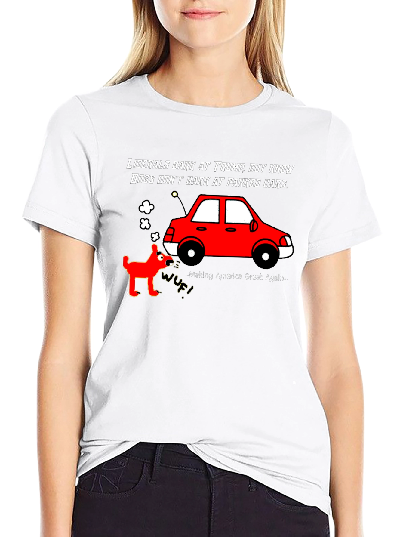 Political Humor T-Shirt: Trump vs. Liberals