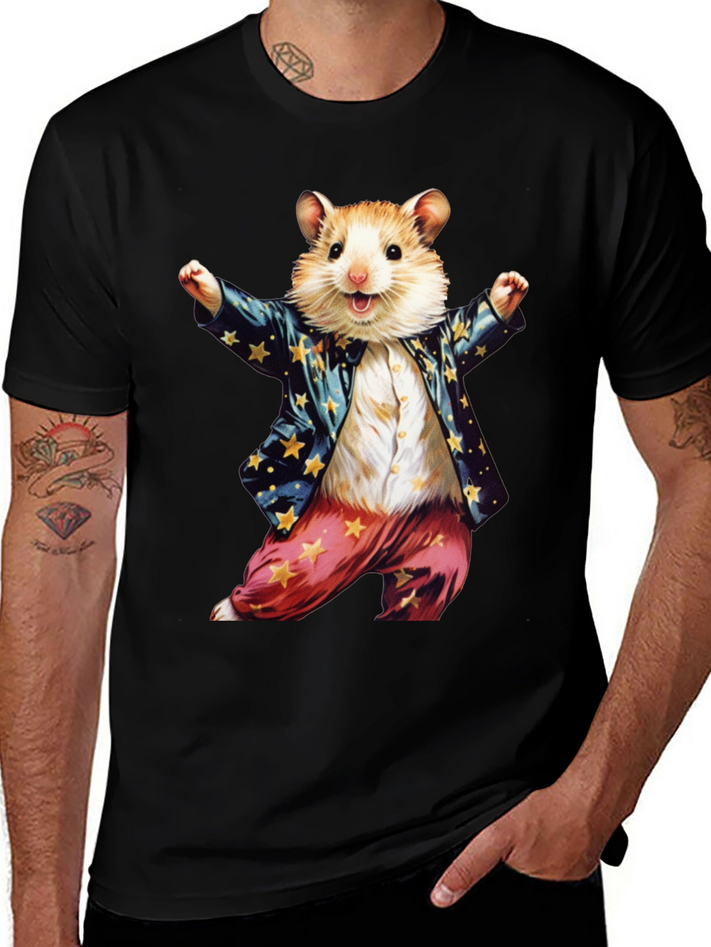 Hamster Wizard T-Shirt - Funny Graphic Tee
