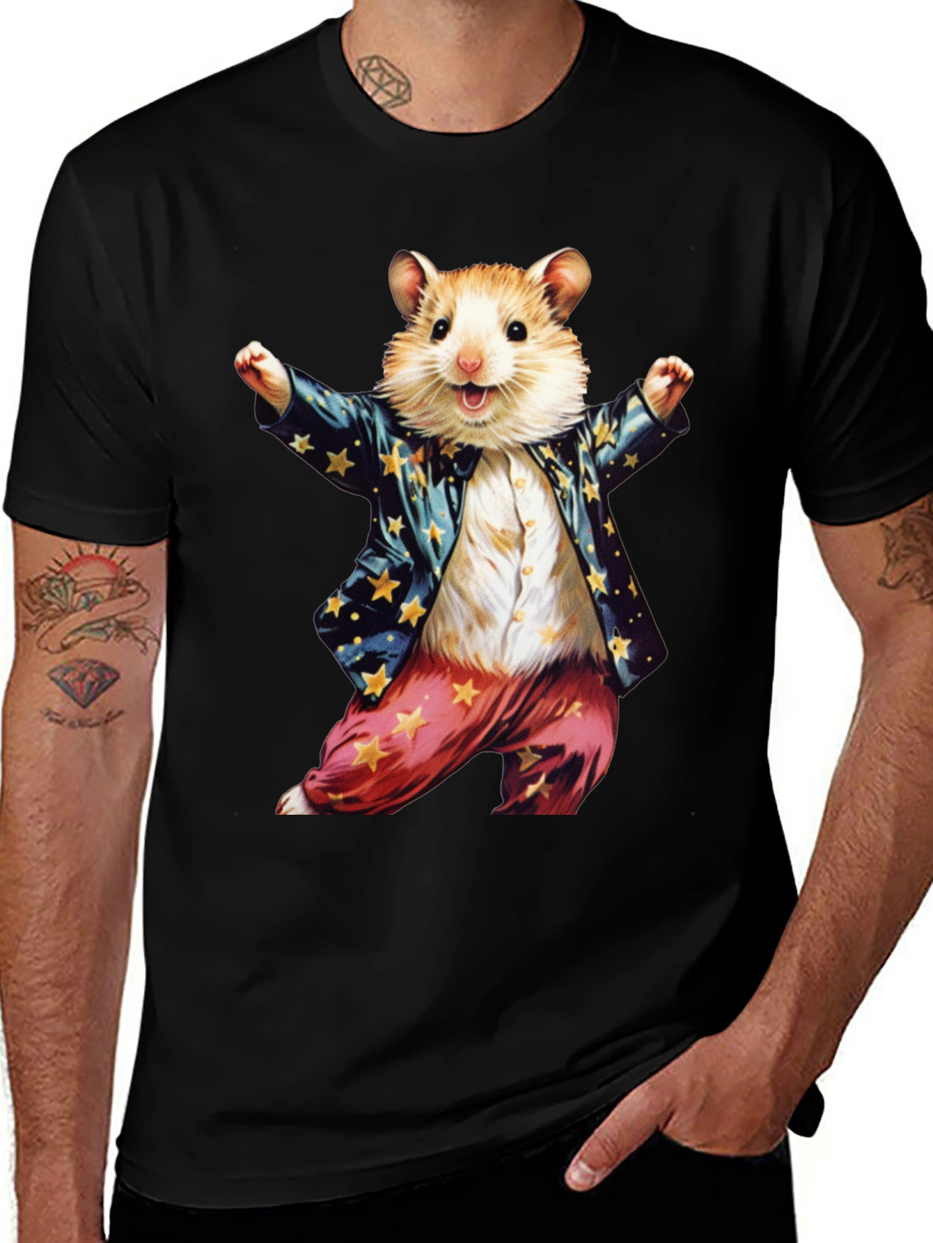 Hamster Wizard T-Shirt - Funny Graphic Tee