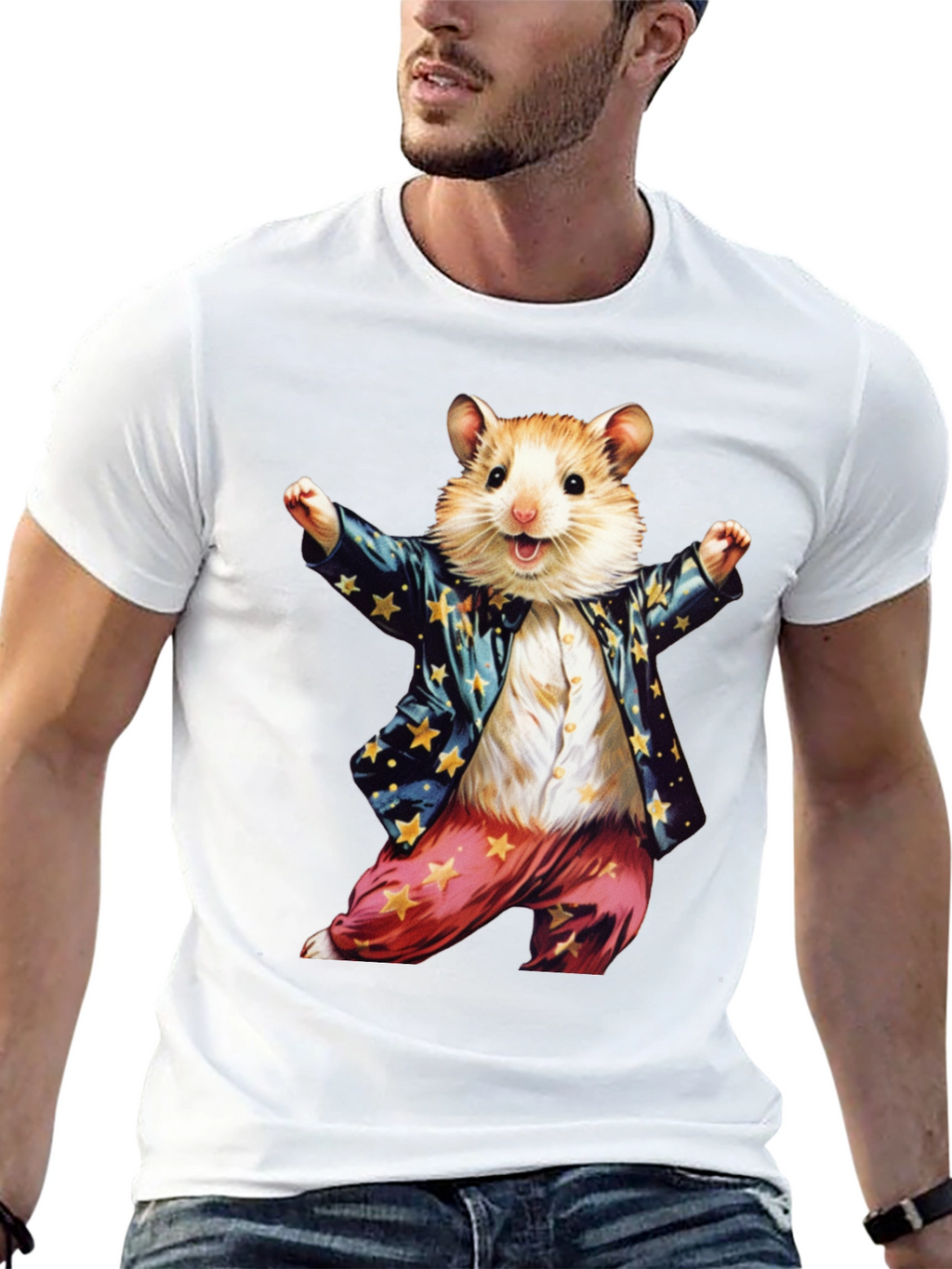 Hamster Wizard T-Shirt - Funny Graphic Tee