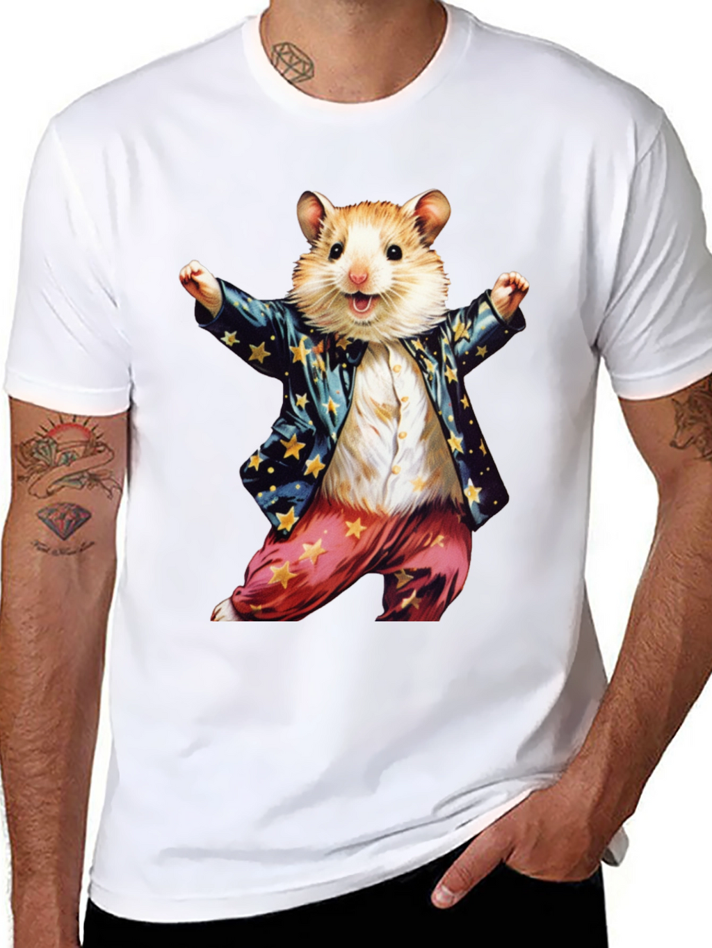 Hamster Wizard T-Shirt - Funny Graphic Tee