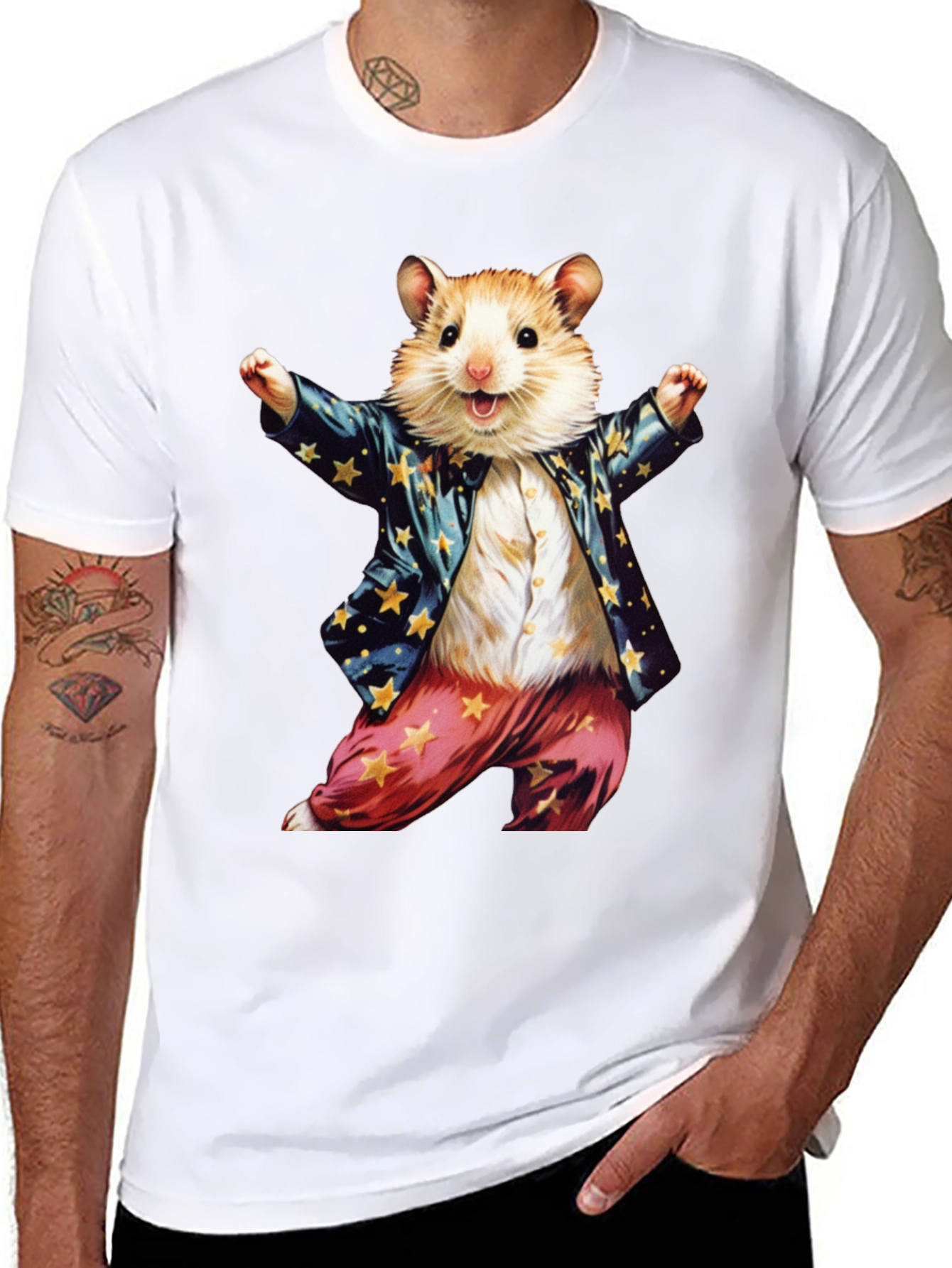 Hamster Wizard T-Shirt - Funny Graphic Tee