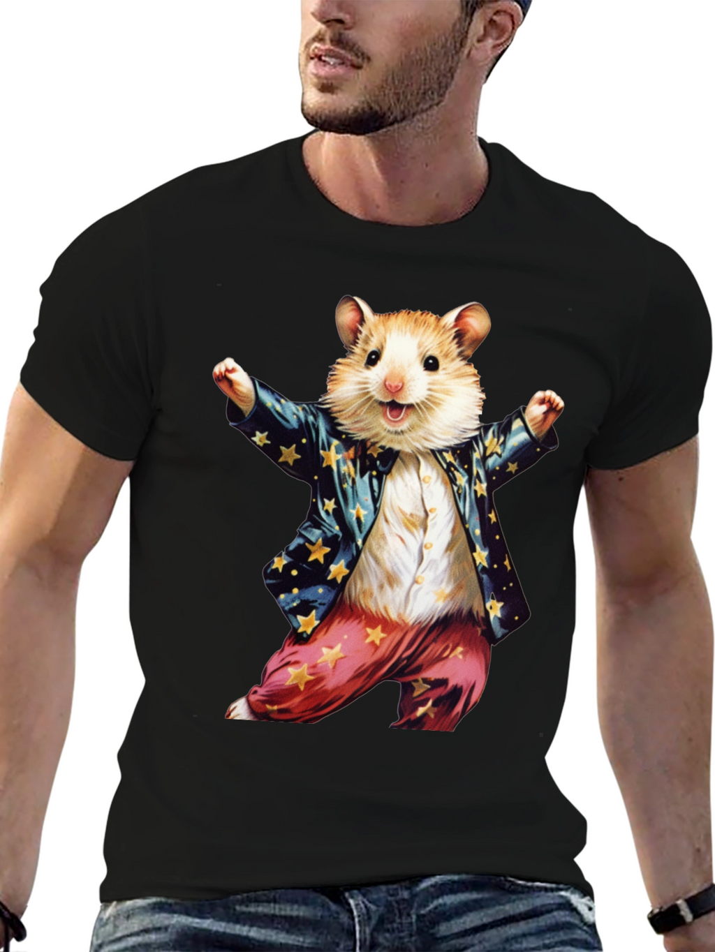 Hamster Wizard T-Shirt - Funny Graphic Tee