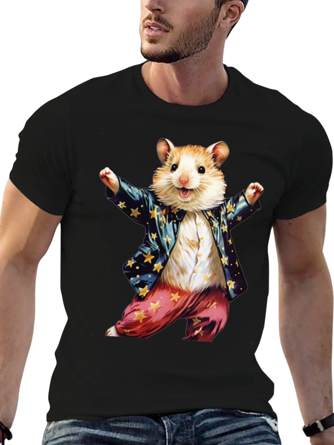 Hamster Wizard T-Shirt - Funny Graphic Tee