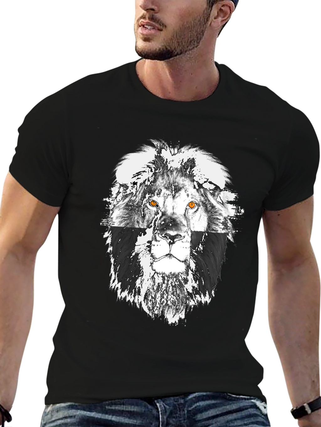 Lion Graphic T-Shirt - Bold Statement Tee