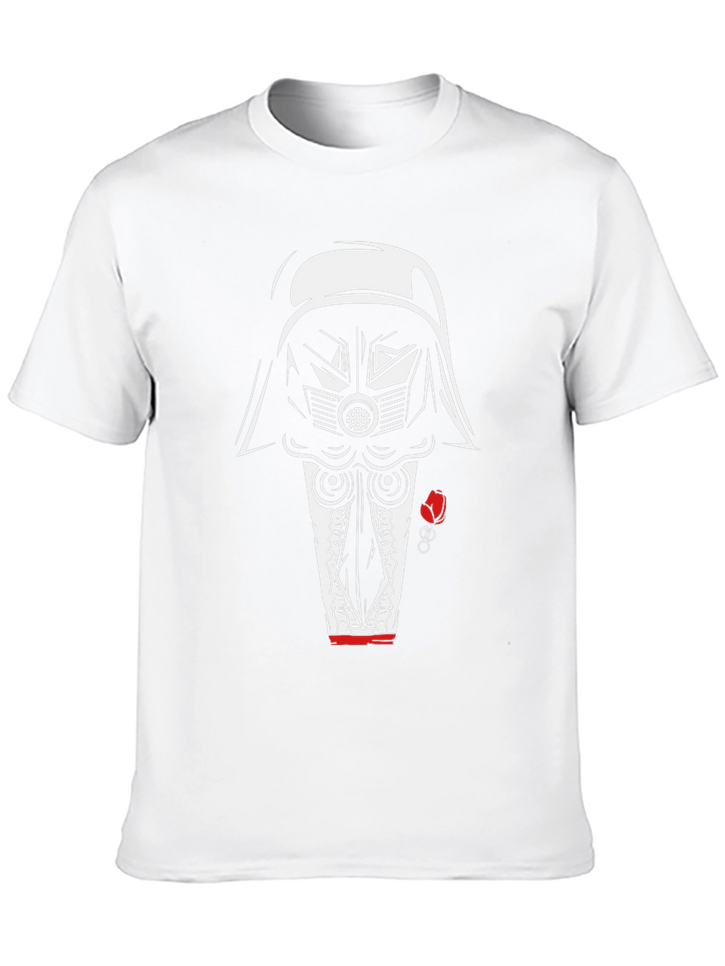 Darth Vader Playing Card Mens T-Shirt