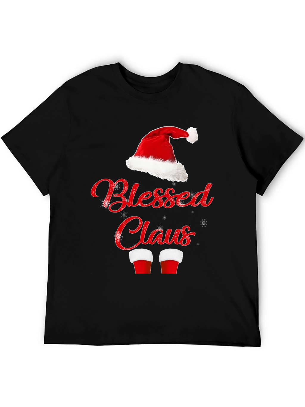 Blessed Claus T-Shirt - Christmas Holiday Tee