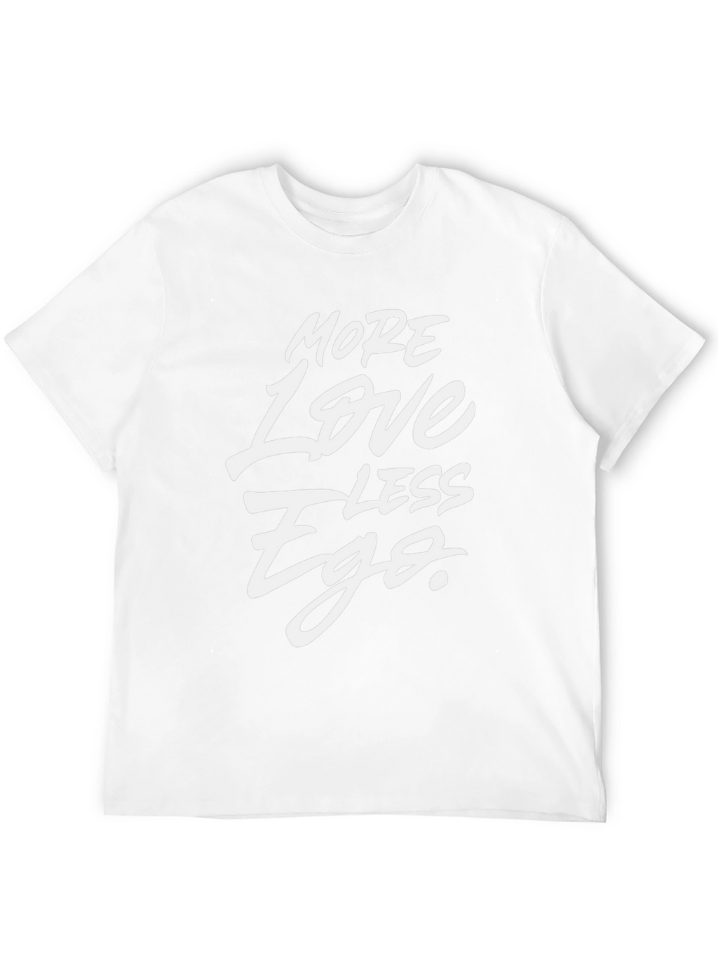 More Love Less Ego Black Graphic Tee