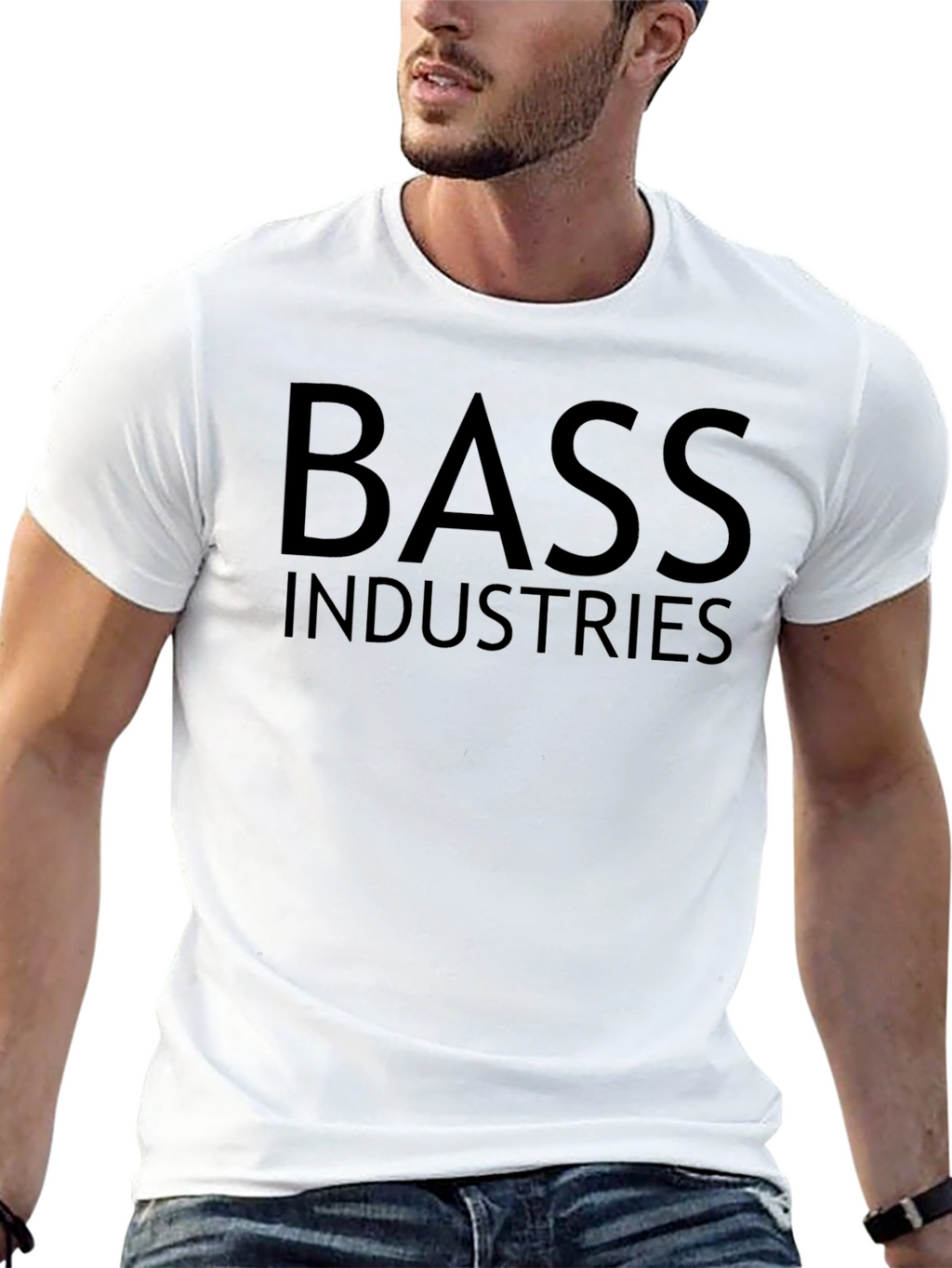 Bass Industries Black Graphic Tee