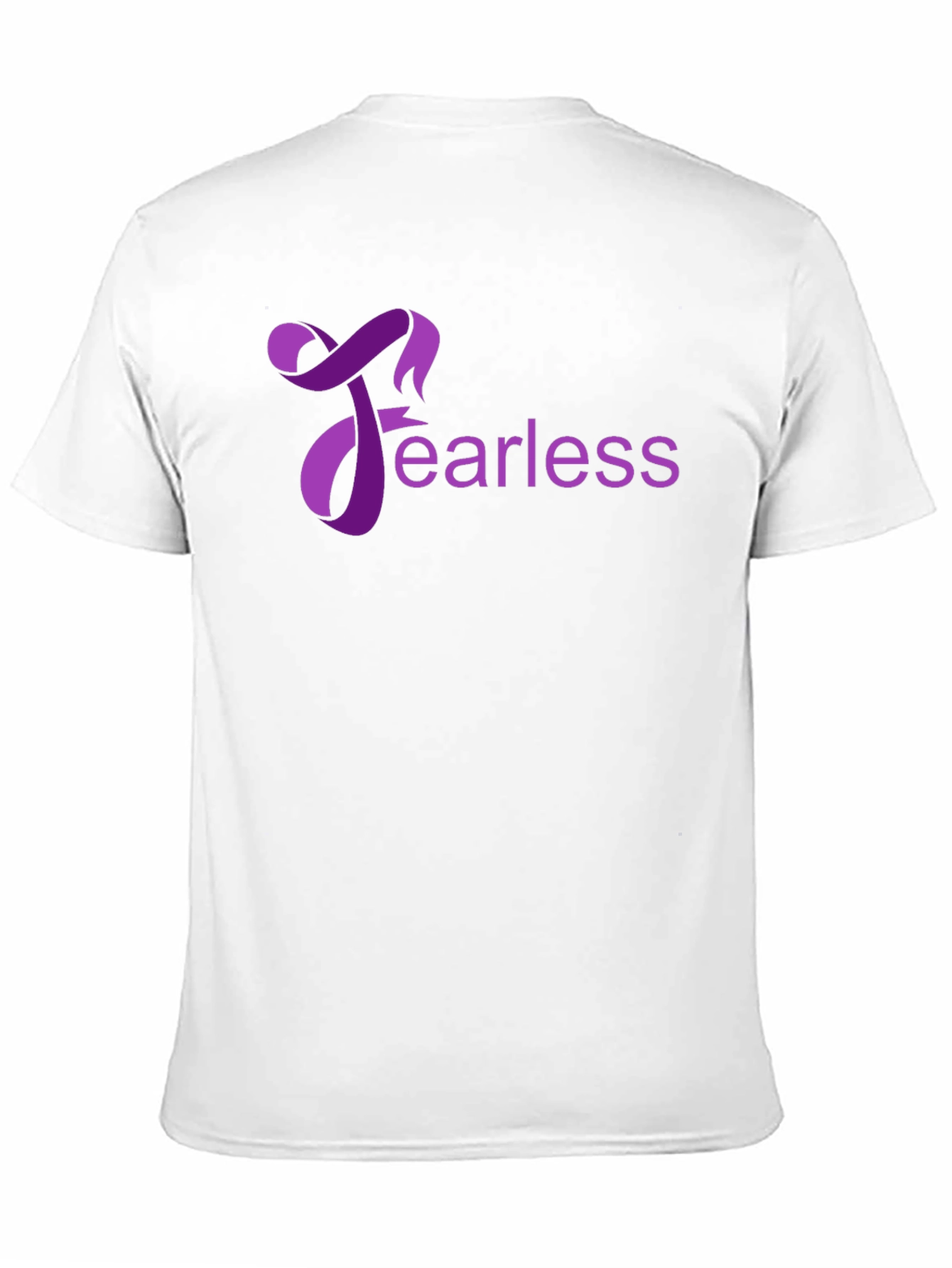 Fearless Graphic Tee - Black Cotton Casual Wear