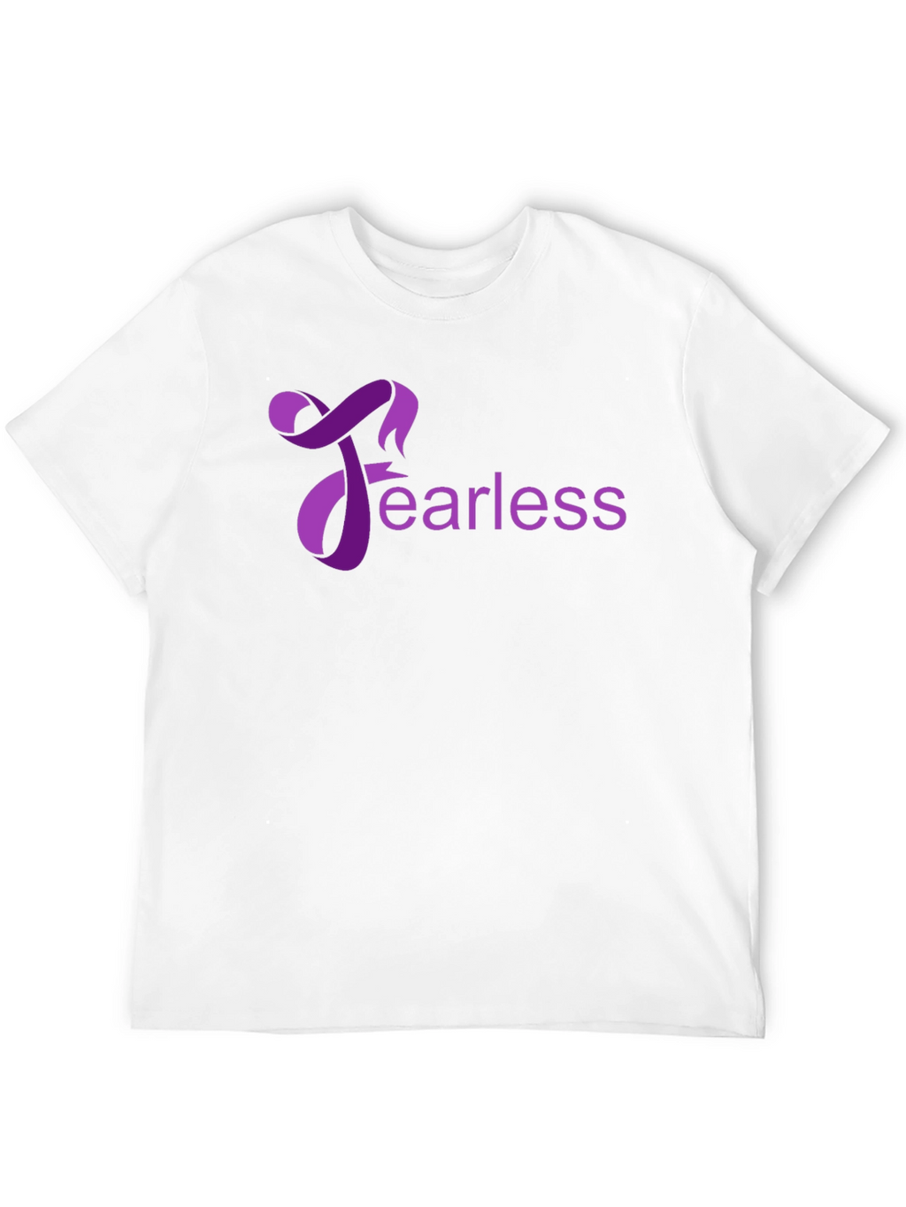 Fearless Graphic Tee - Black Cotton Casual Wear
