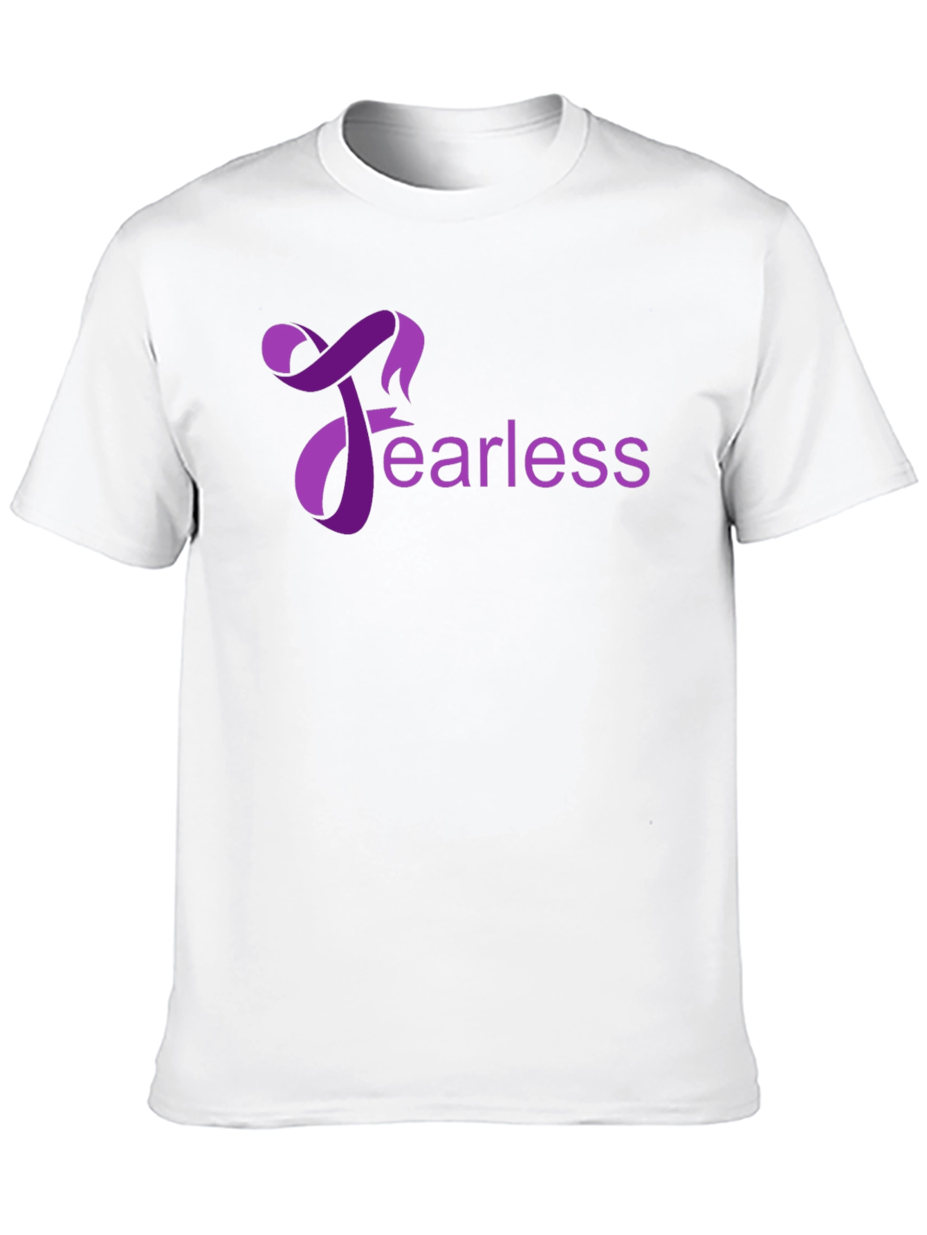 Fearless Graphic Tee - Black Cotton Casual Wear
