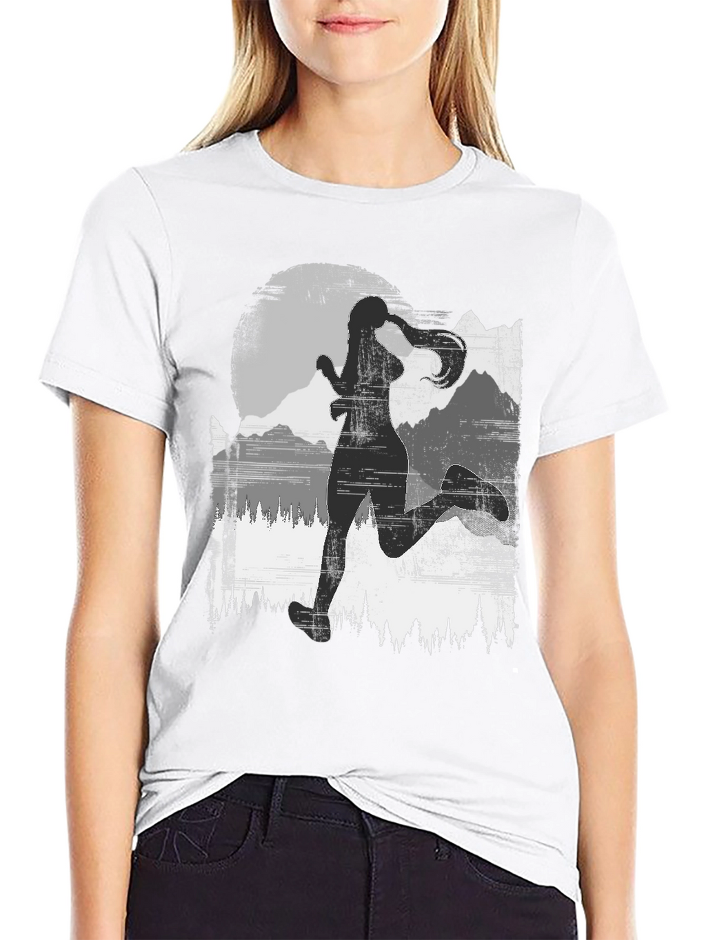 Trail Runner T-Shirt - Womens Silhouette