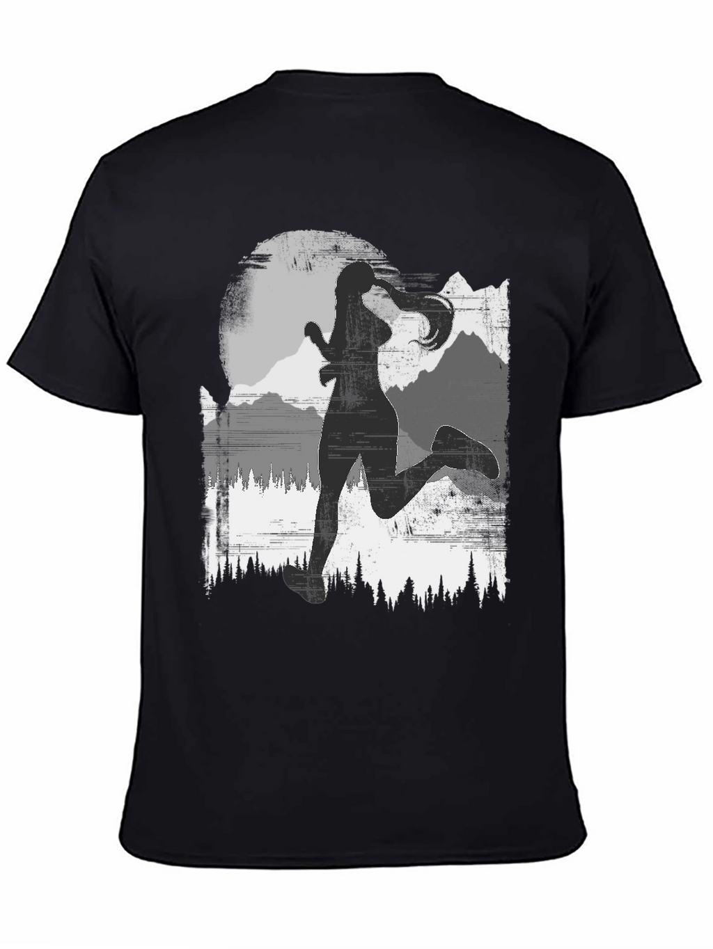 Trail Runner T-Shirt - Womens Silhouette