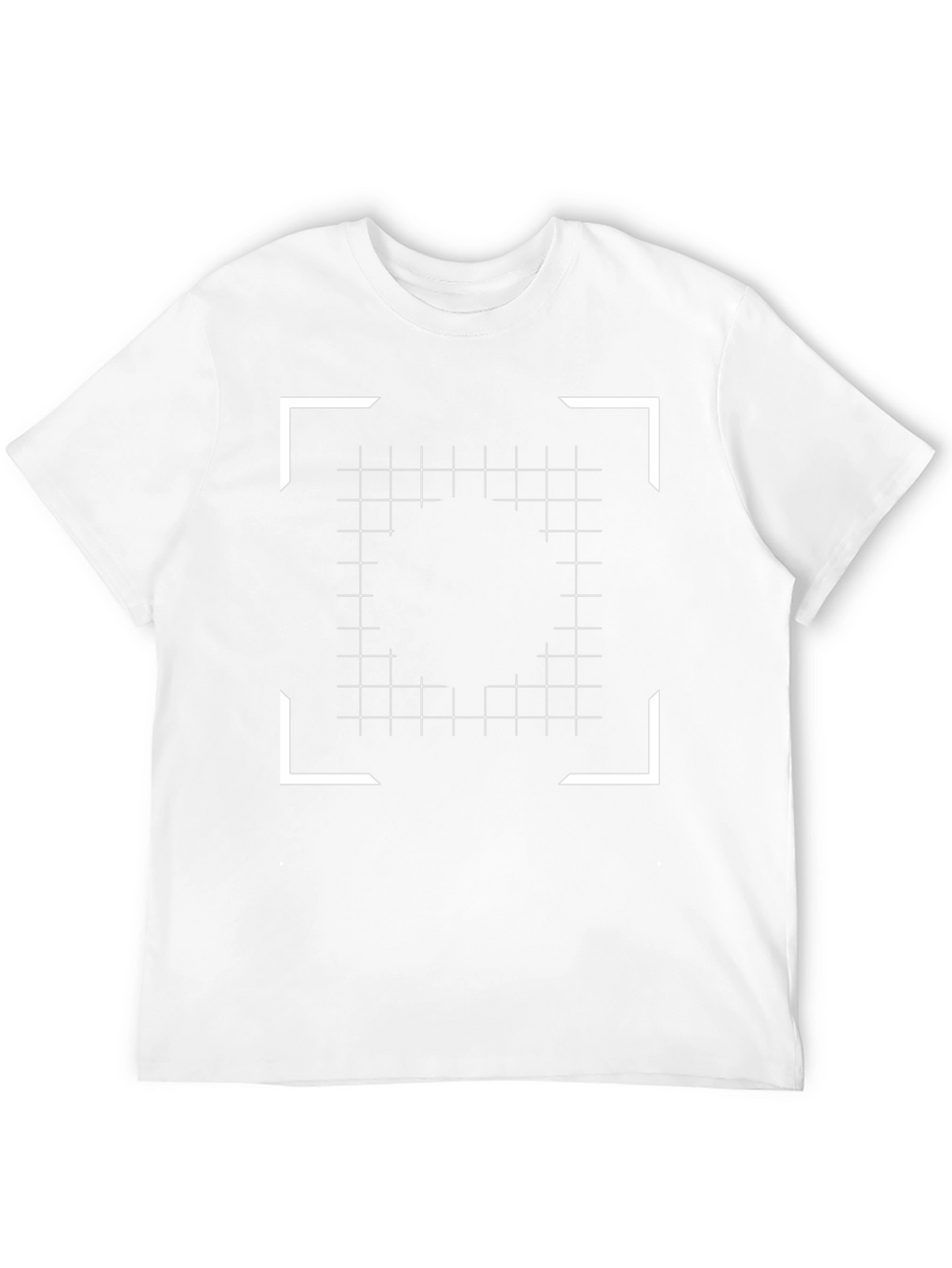 Abstract Grid T-Shirt - Modern Minimalist Design
