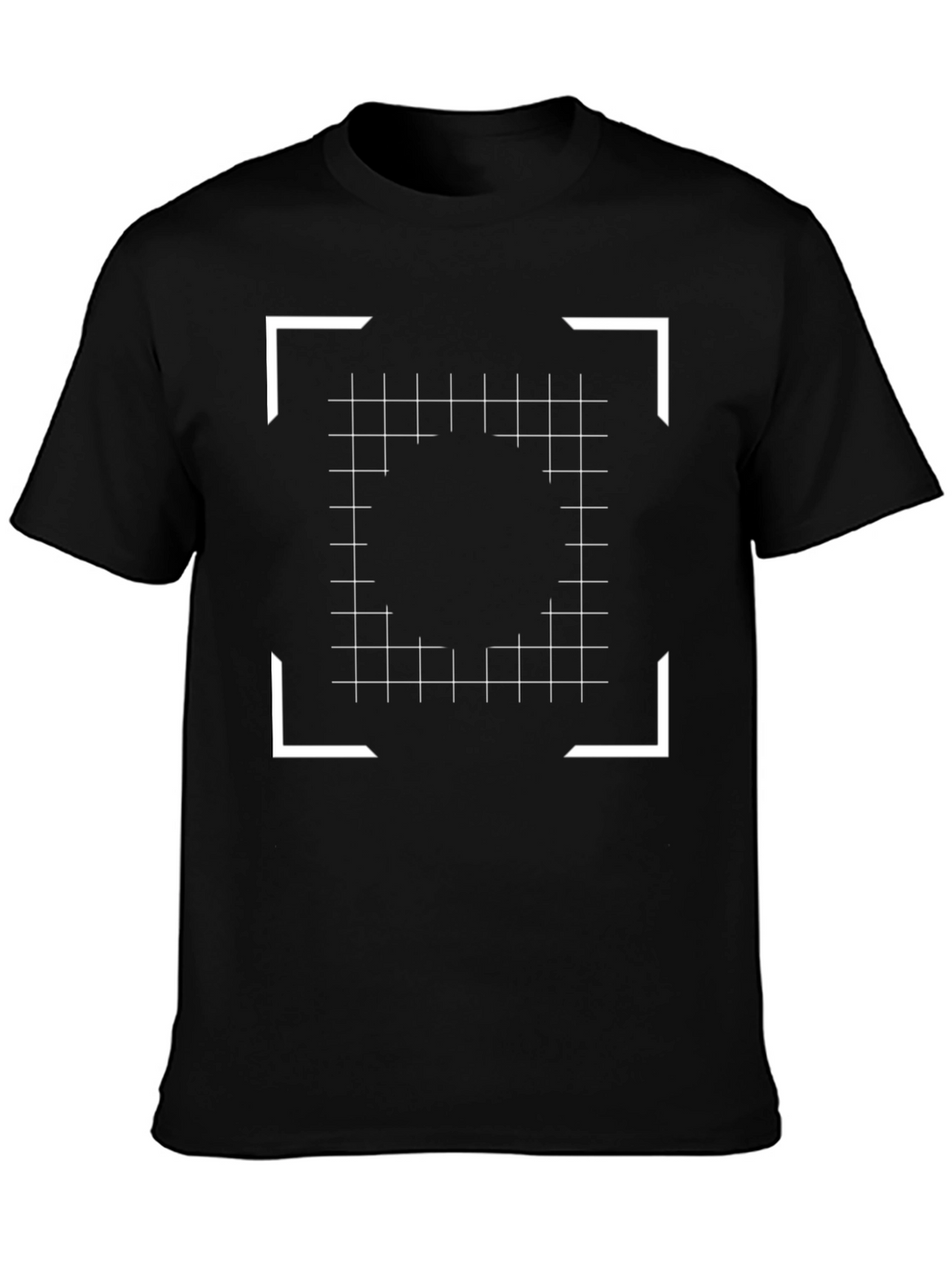Abstract Grid T-Shirt - Modern Minimalist Design