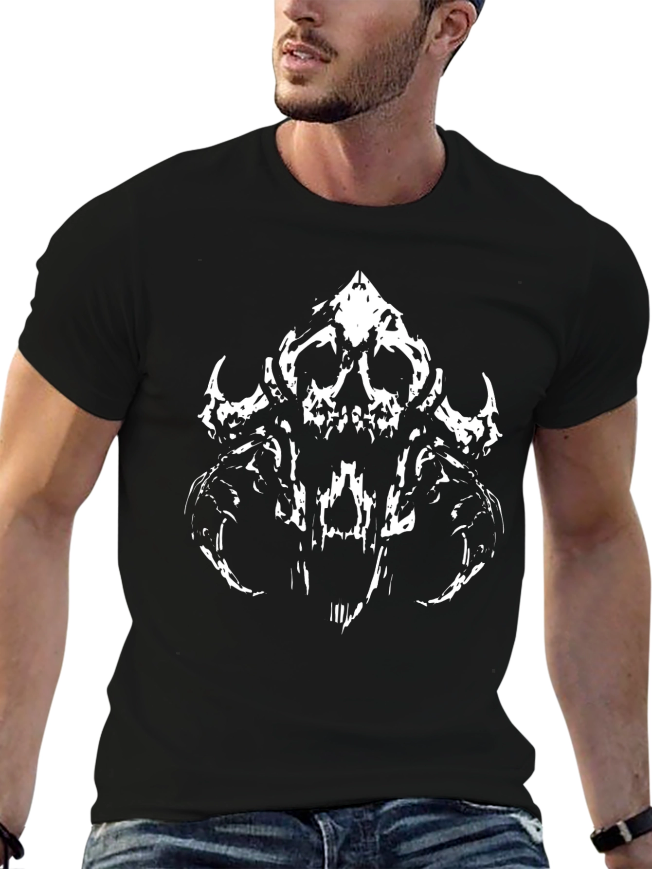 Skull Graphic Black T-Shirt