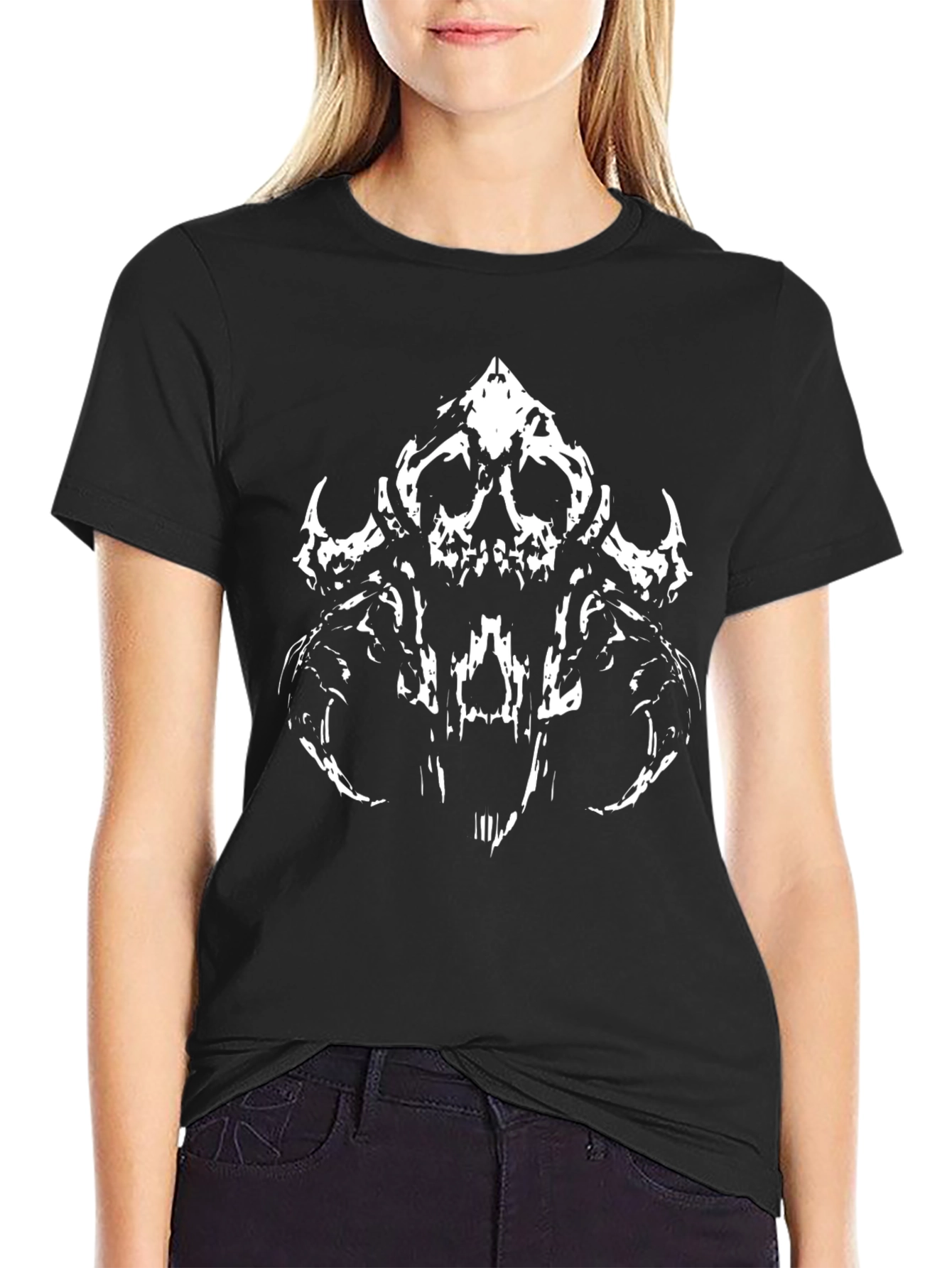 Skull Graphic Black T-Shirt
