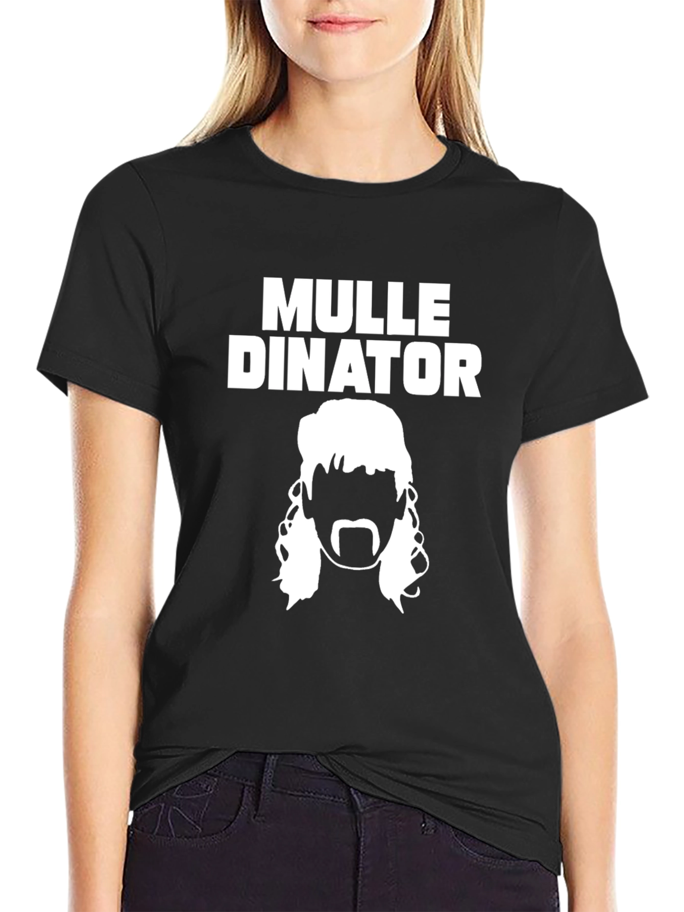 Mulle-dinator Black Graphic Tee