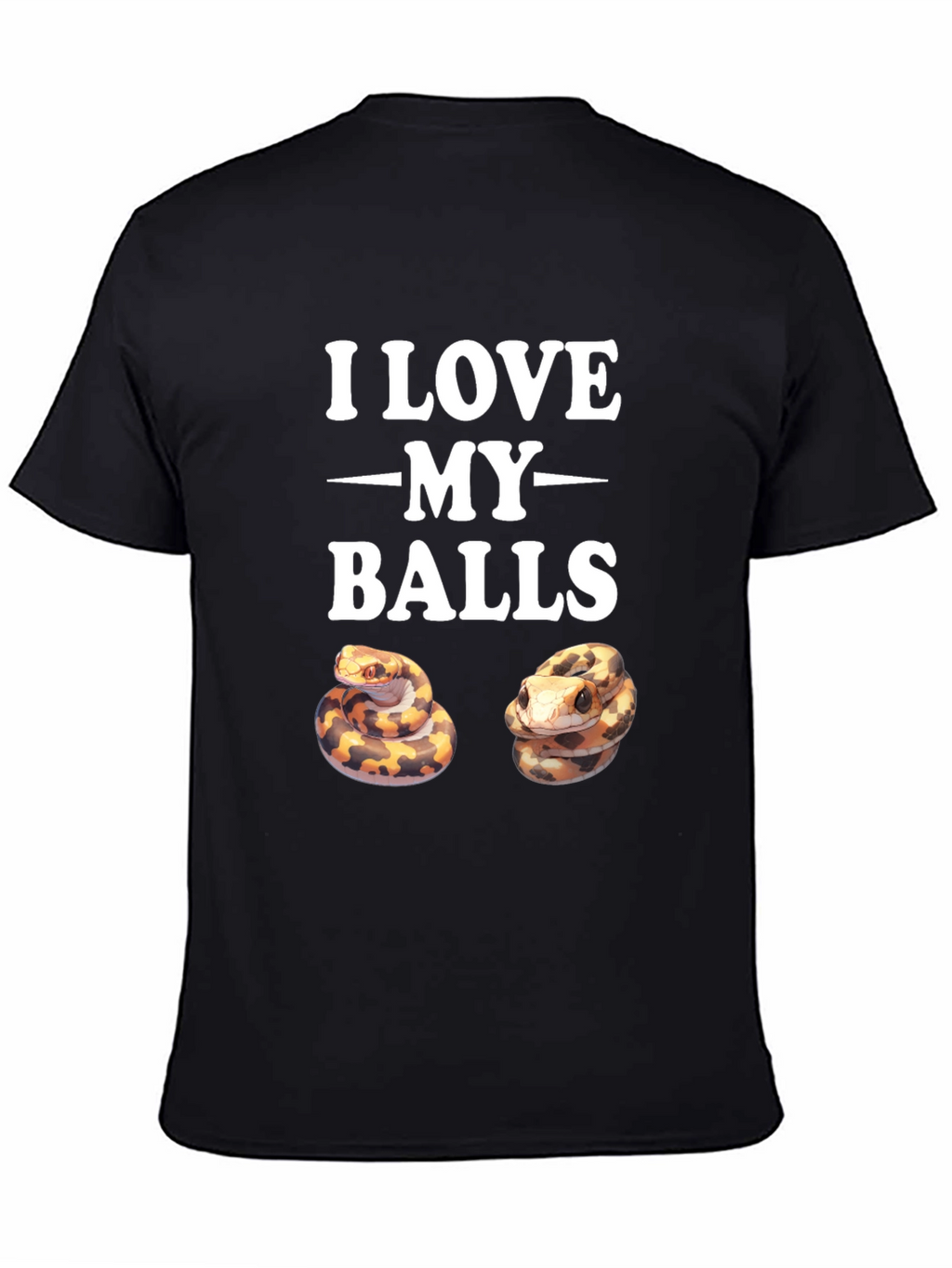 I Love My Balls Python Snake T-Shirt