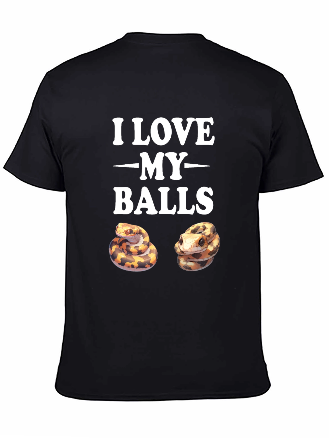 I Love My Balls Python Snake T-Shirt