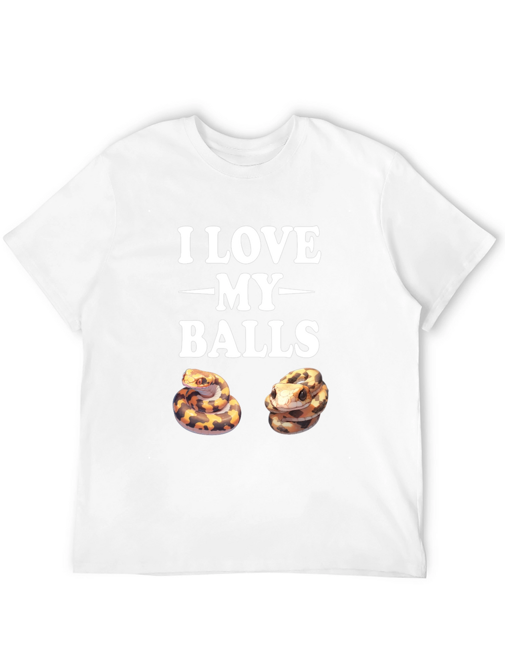 I Love My Balls Python Snake T-Shirt