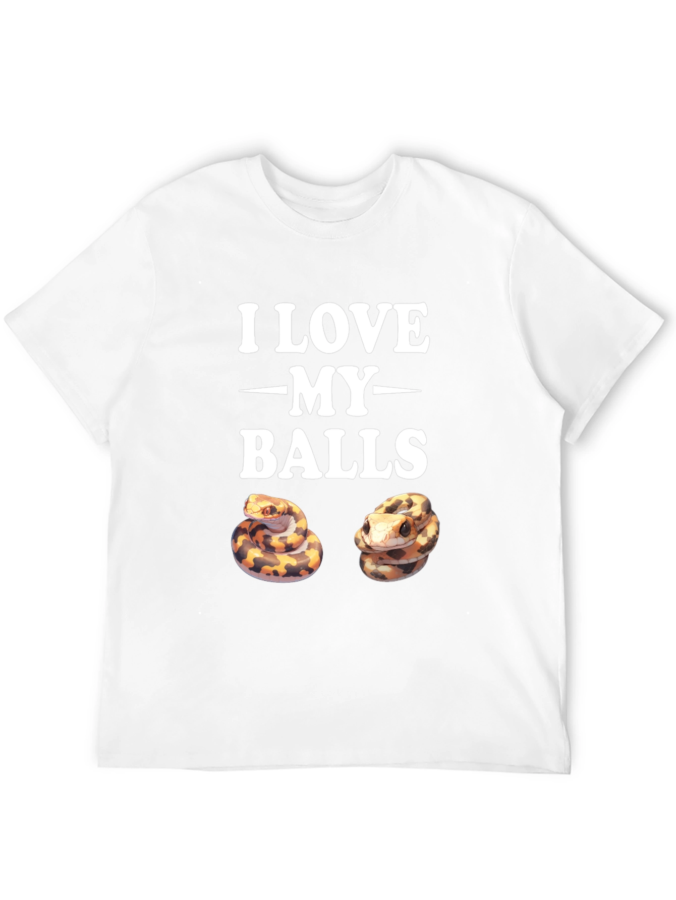 I Love My Balls Python Snake T-Shirt
