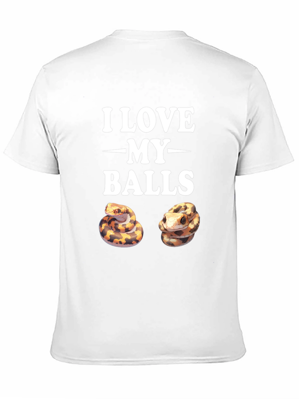 I Love My Balls Python Snake T-Shirt